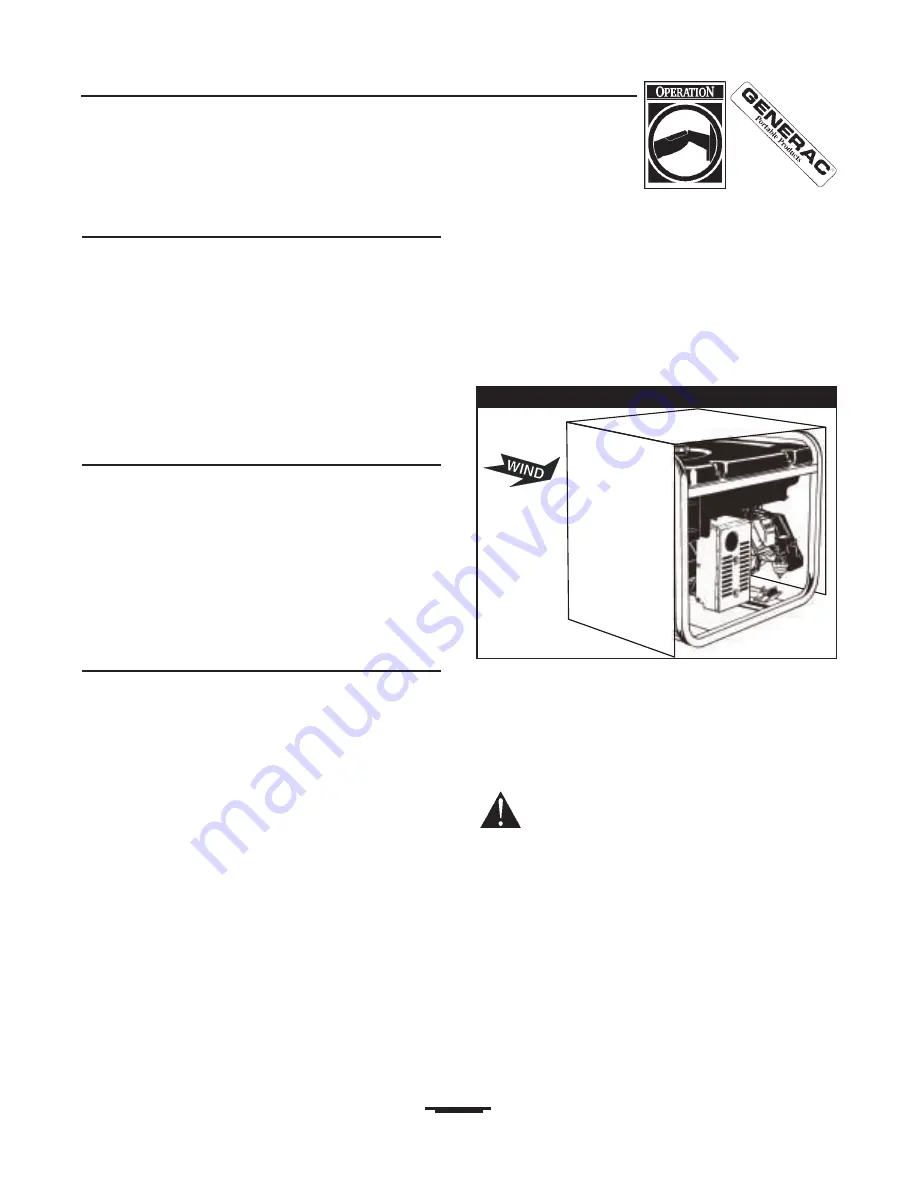 Generac Portable Products 5500 XL 9778-7 Скачать руководство пользователя страница 7