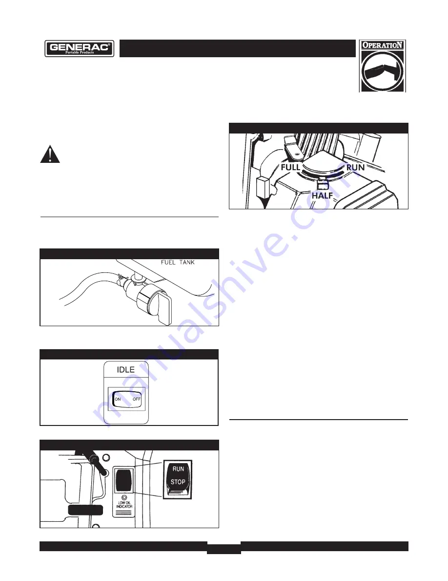 Generac Portable Products 7000EXL Owner'S Manual Download Page 6