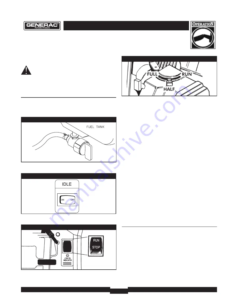 Generac Portable Products 7000EXL Owner'S Manual Download Page 24