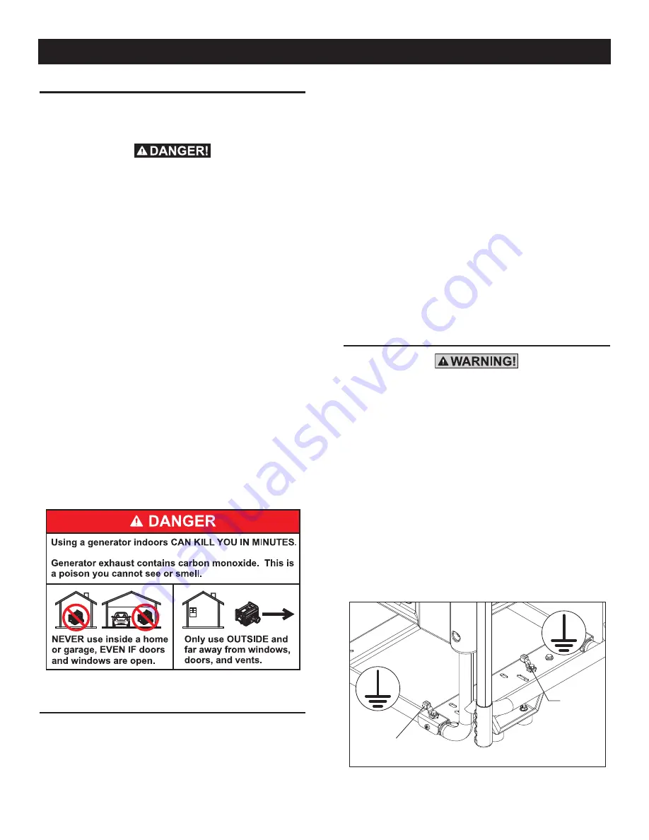 Generac Portable Products XG6500 Скачать руководство пользователя страница 9