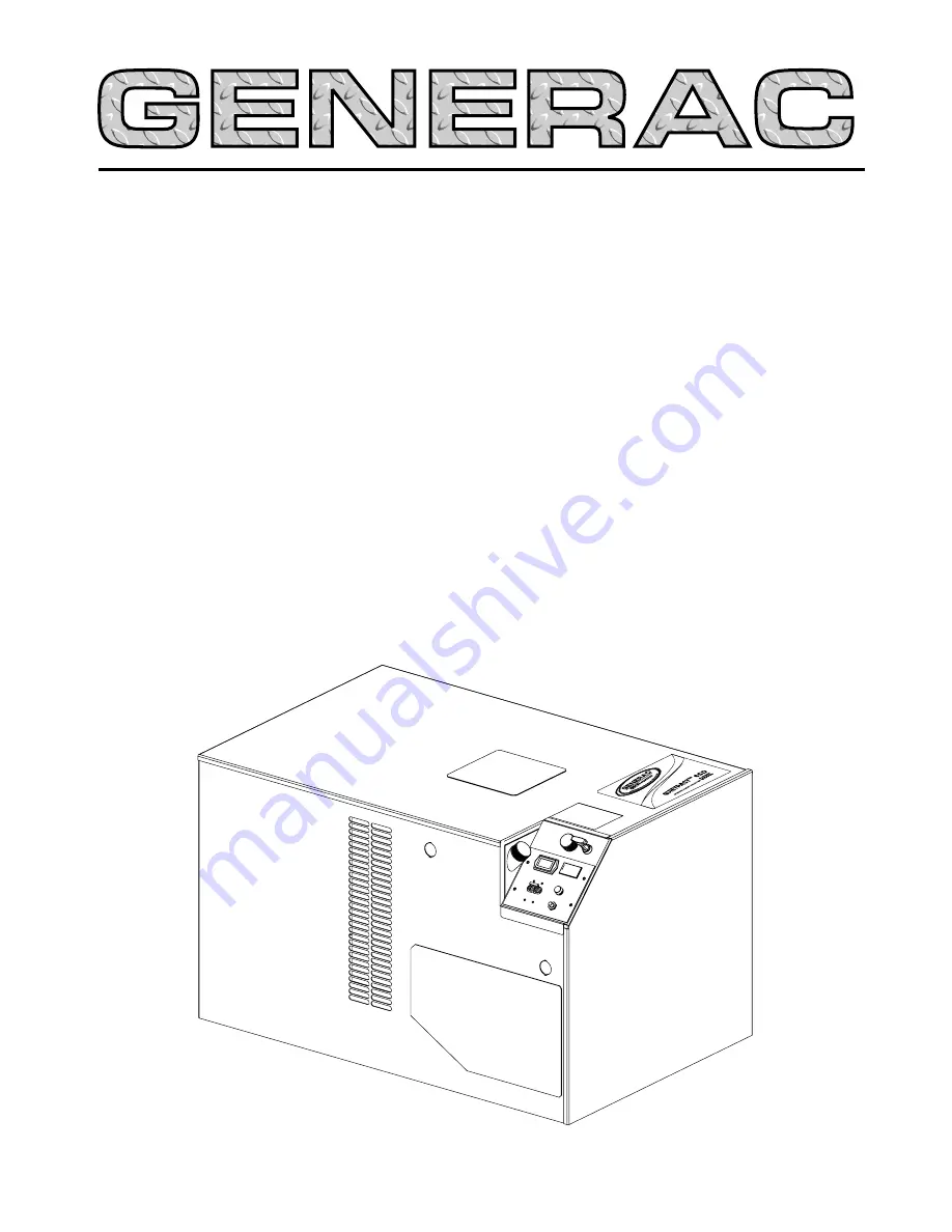 Generac Power Systems 004614-1 Скачать руководство пользователя страница 1