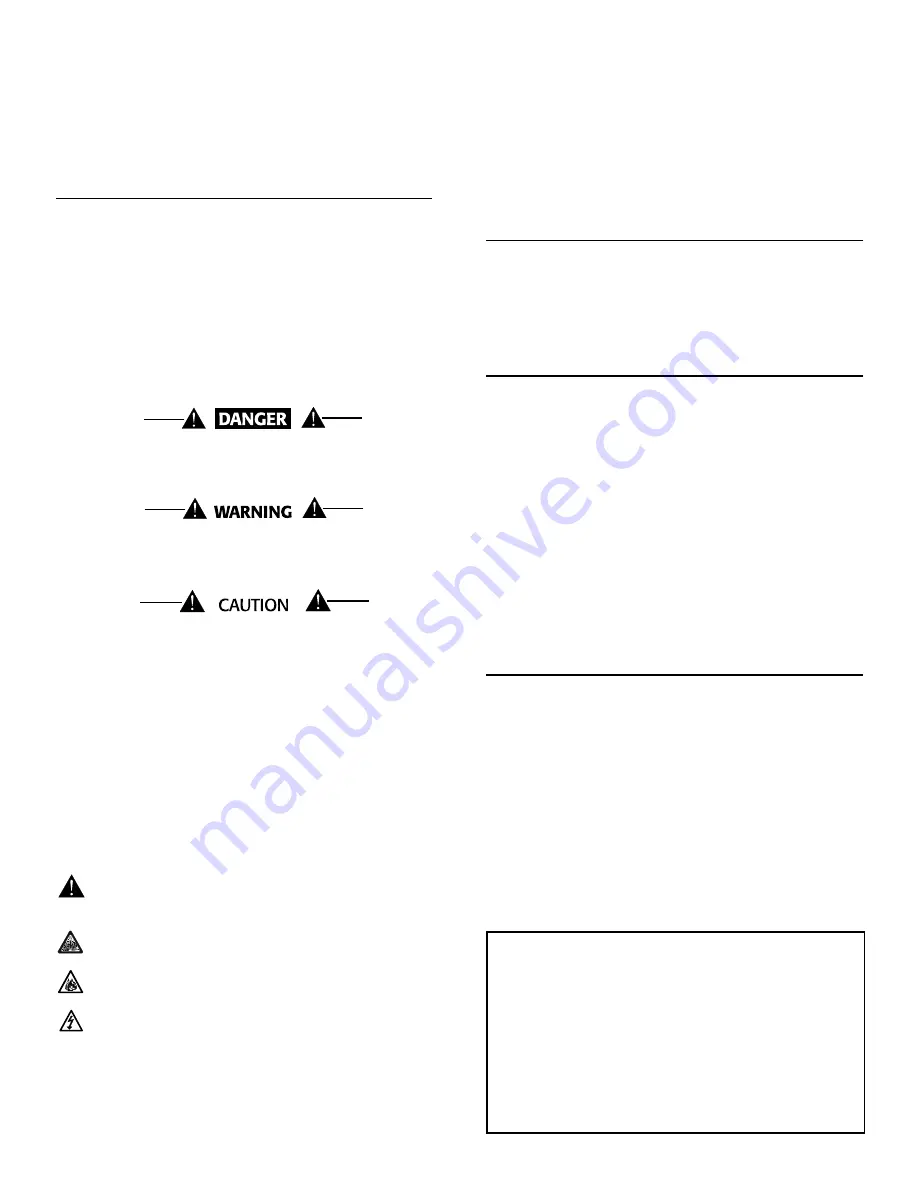 Generac Power Systems 004614-1 Installation And Owner'S Manual Download Page 2