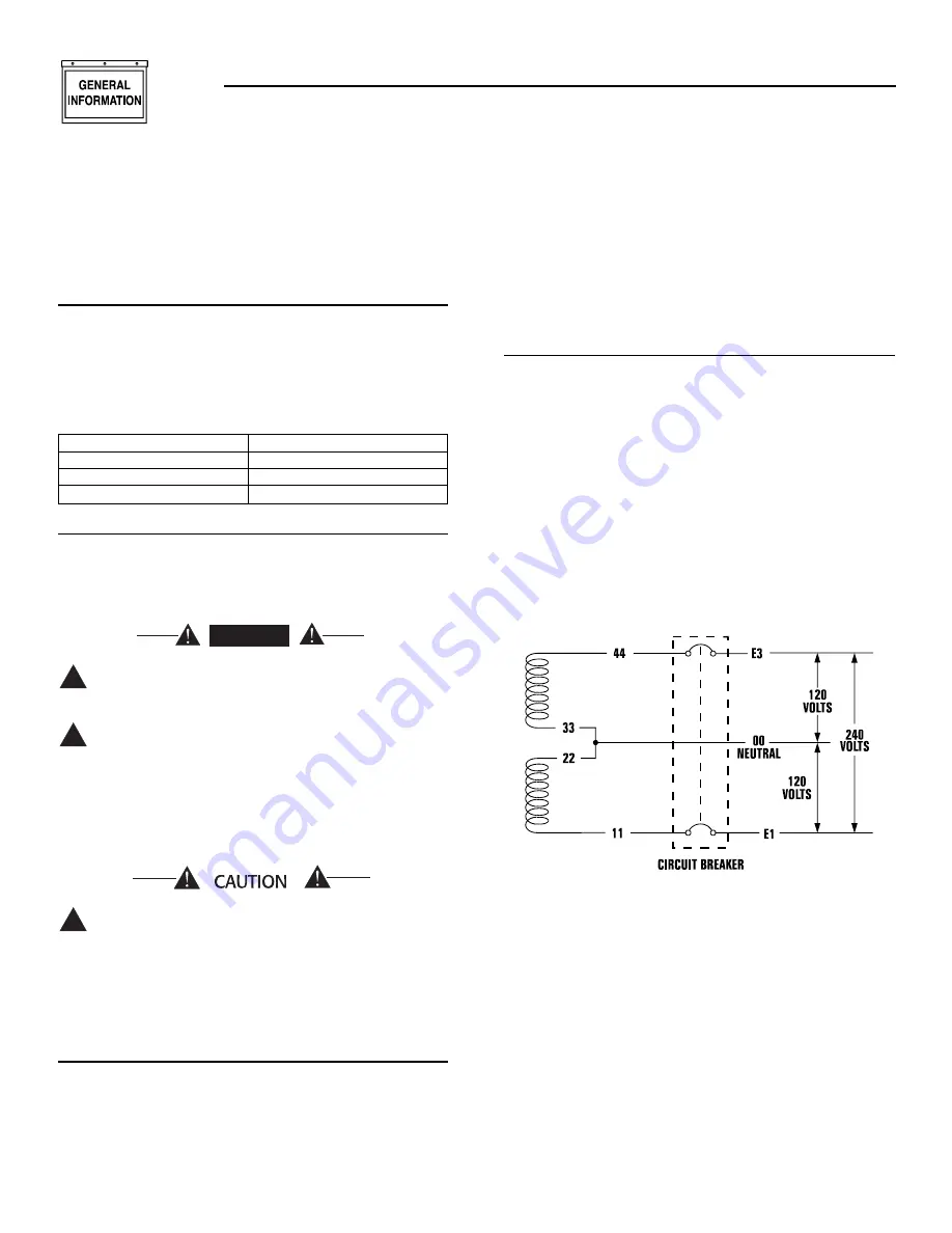 Generac Power Systems 004812-0 Owner'S Manual Download Page 8