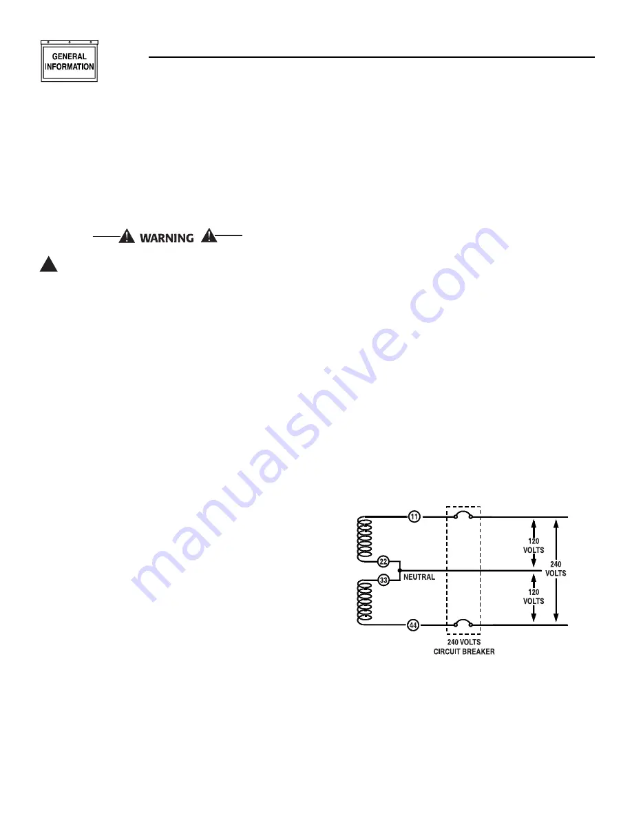 Generac Power Systems 004988-2 Owner'S Manual Download Page 6