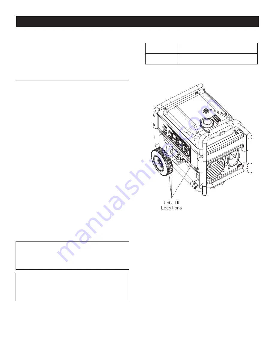 Generac Power Systems 005796-0 (XG6500) Скачать руководство пользователя страница 5