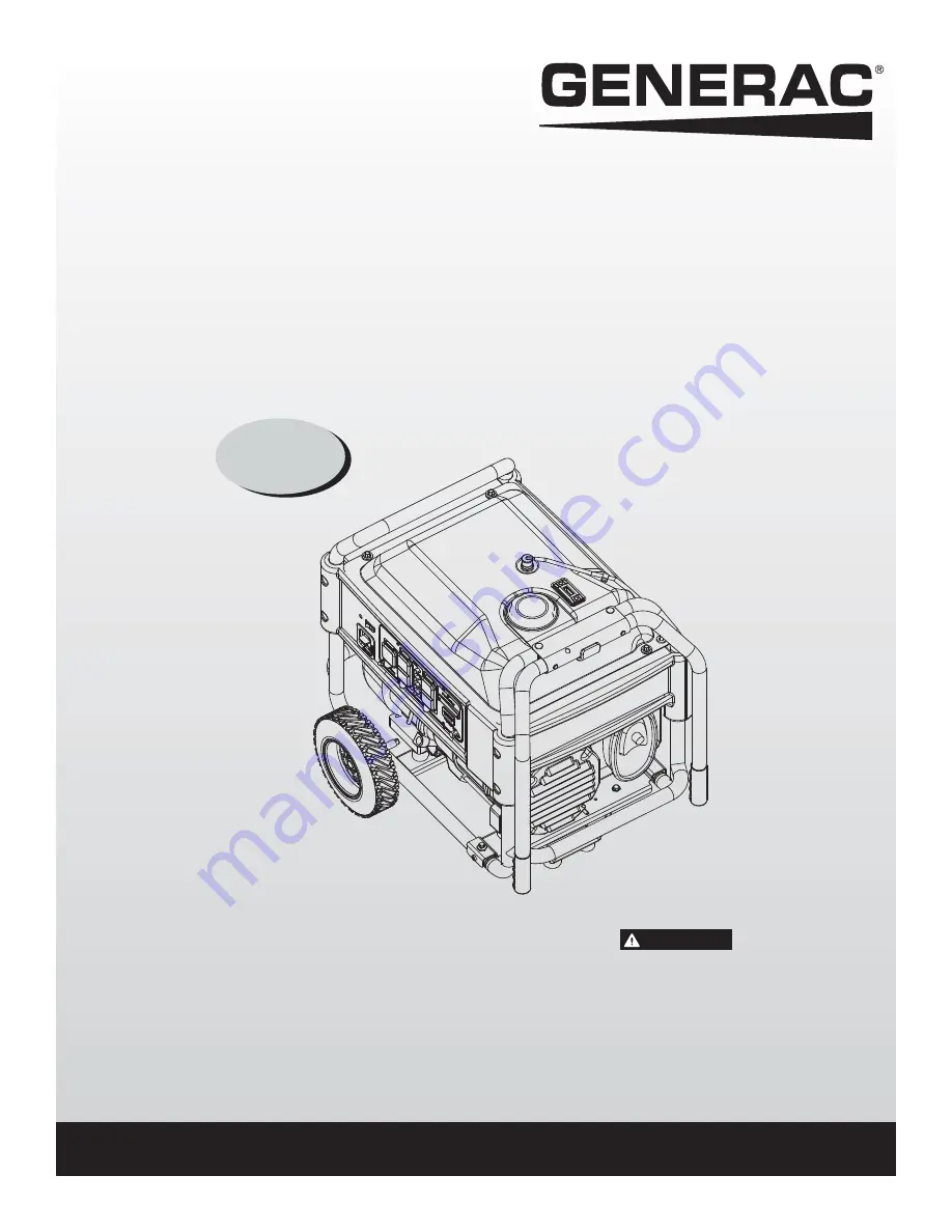 Generac Power Systems 005796-0 (XG6500) Owner'S Manual Download Page 25