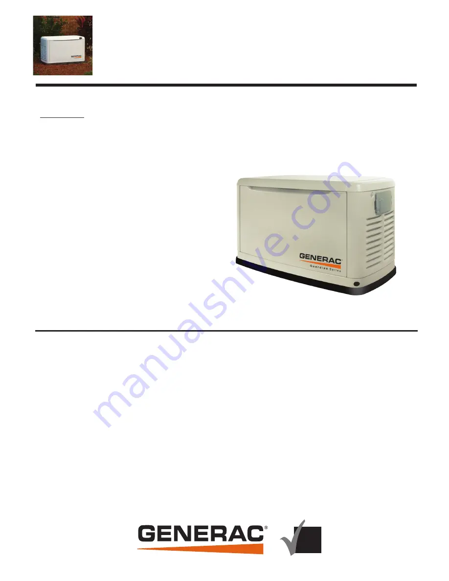 Generac Power Systems 005914-0 Overview Download Page 1