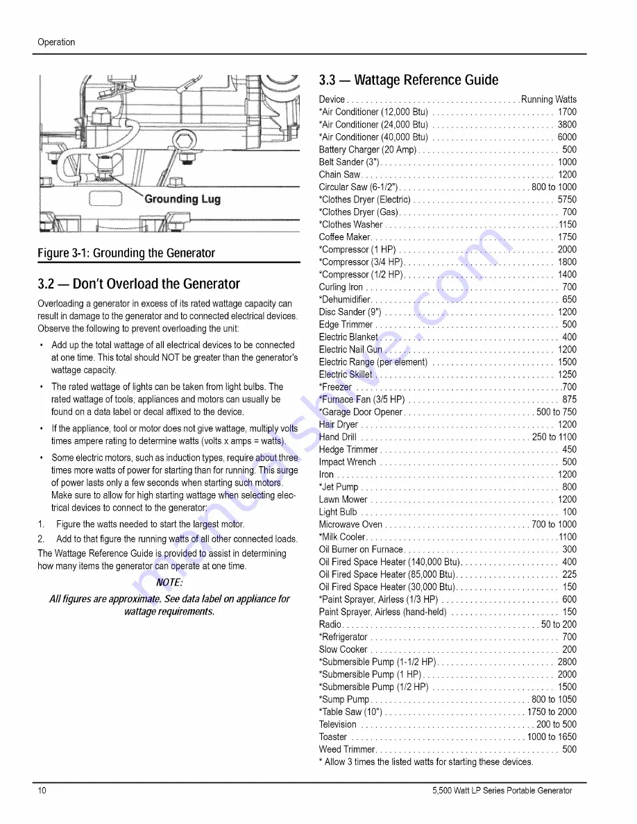 Generac Power Systems 006001-0 Owner'S Manual Download Page 14