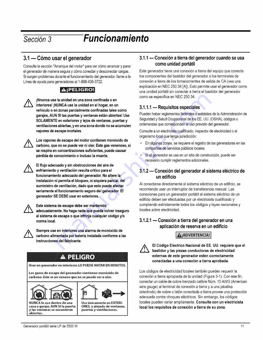 Generac Power Systems 006001-0 Скачать руководство пользователя страница 38