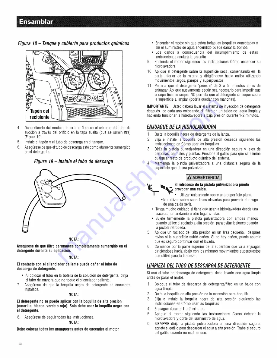 Generac Power Systems 006022-0 Operator'S Manual Download Page 36