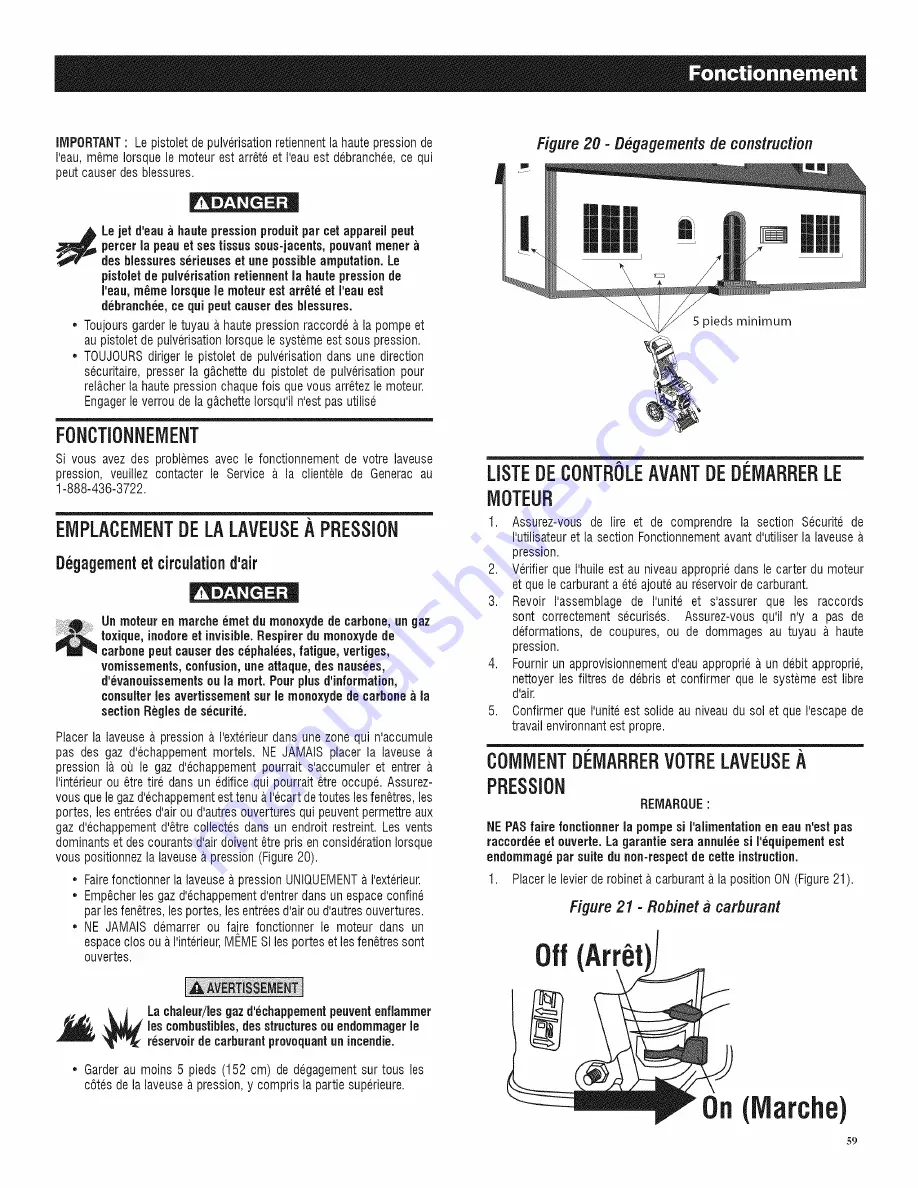 Generac Power Systems 006022-0 Operator'S Manual Download Page 61