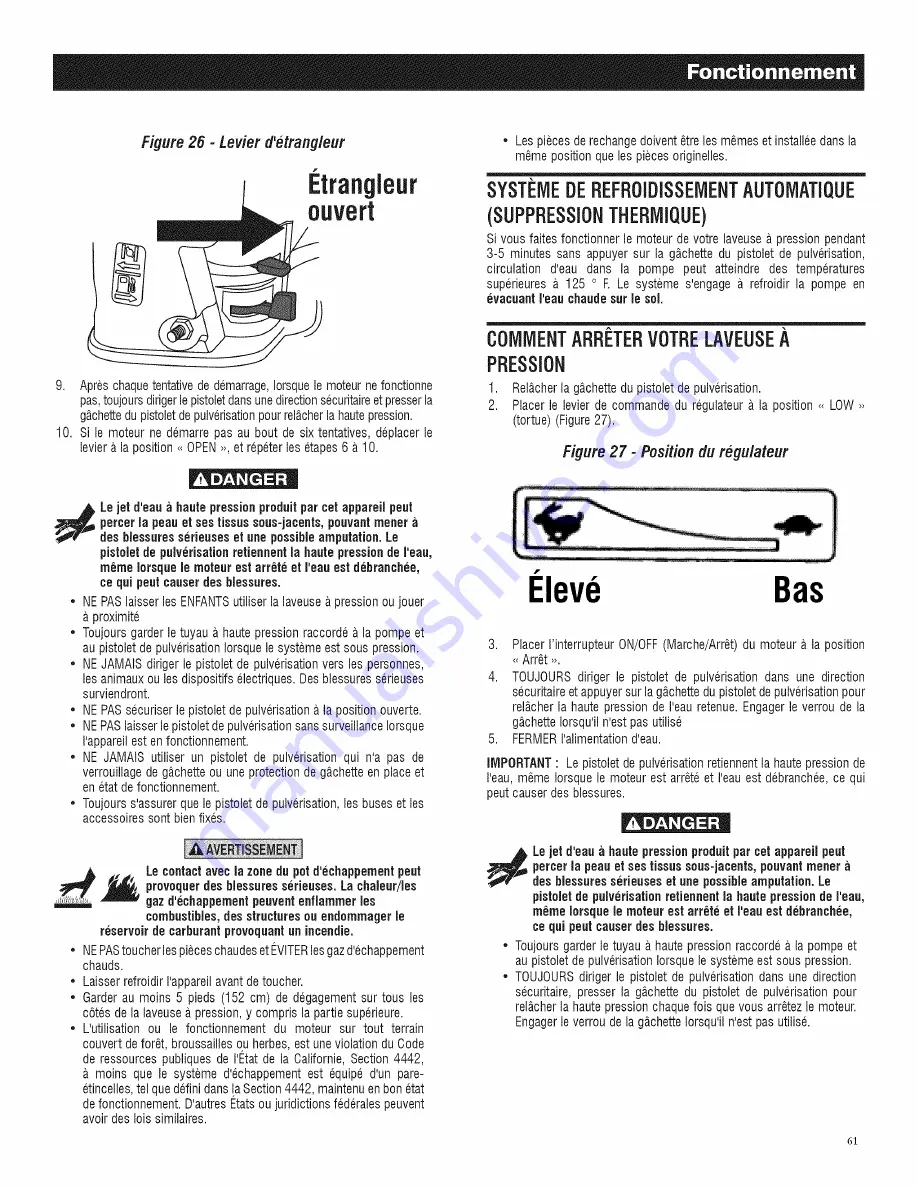 Generac Power Systems 006022-0 Operator'S Manual Download Page 63