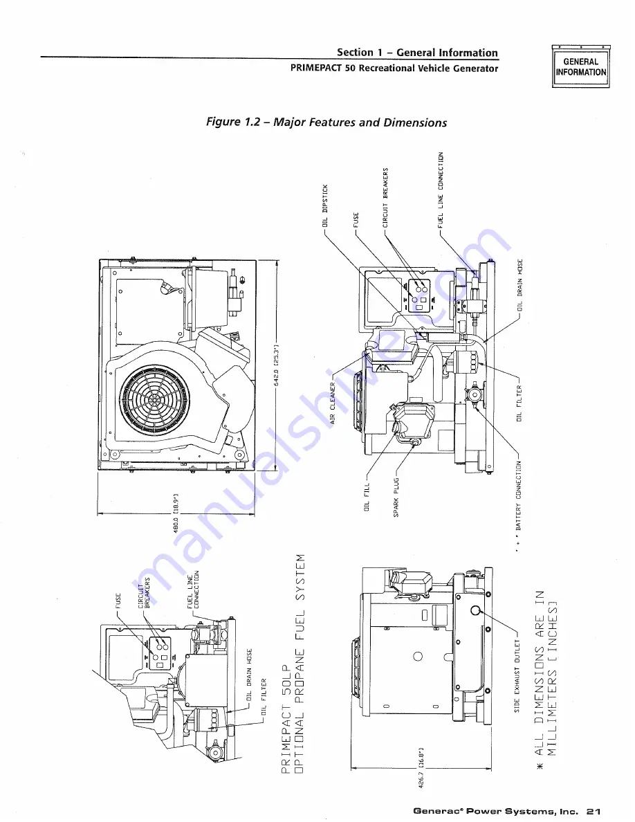 Generac Power Systems 02010-1 Owners And Installation Manual Download Page 23