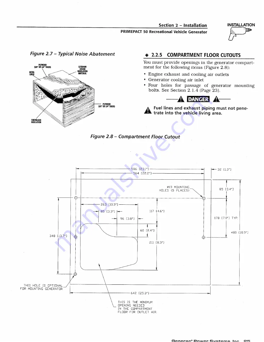 Generac Power Systems 02010-1 Owners And Installation Manual Download Page 27