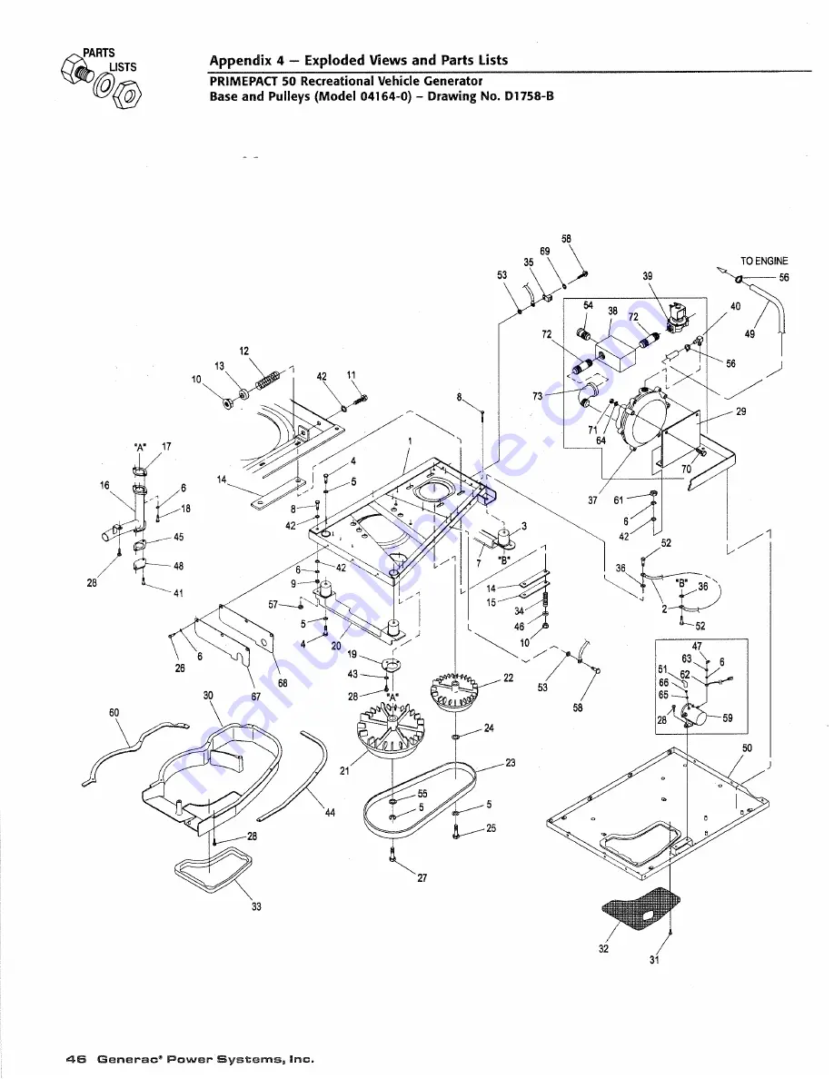 Generac Power Systems 02010-1 Owners And Installation Manual Download Page 48