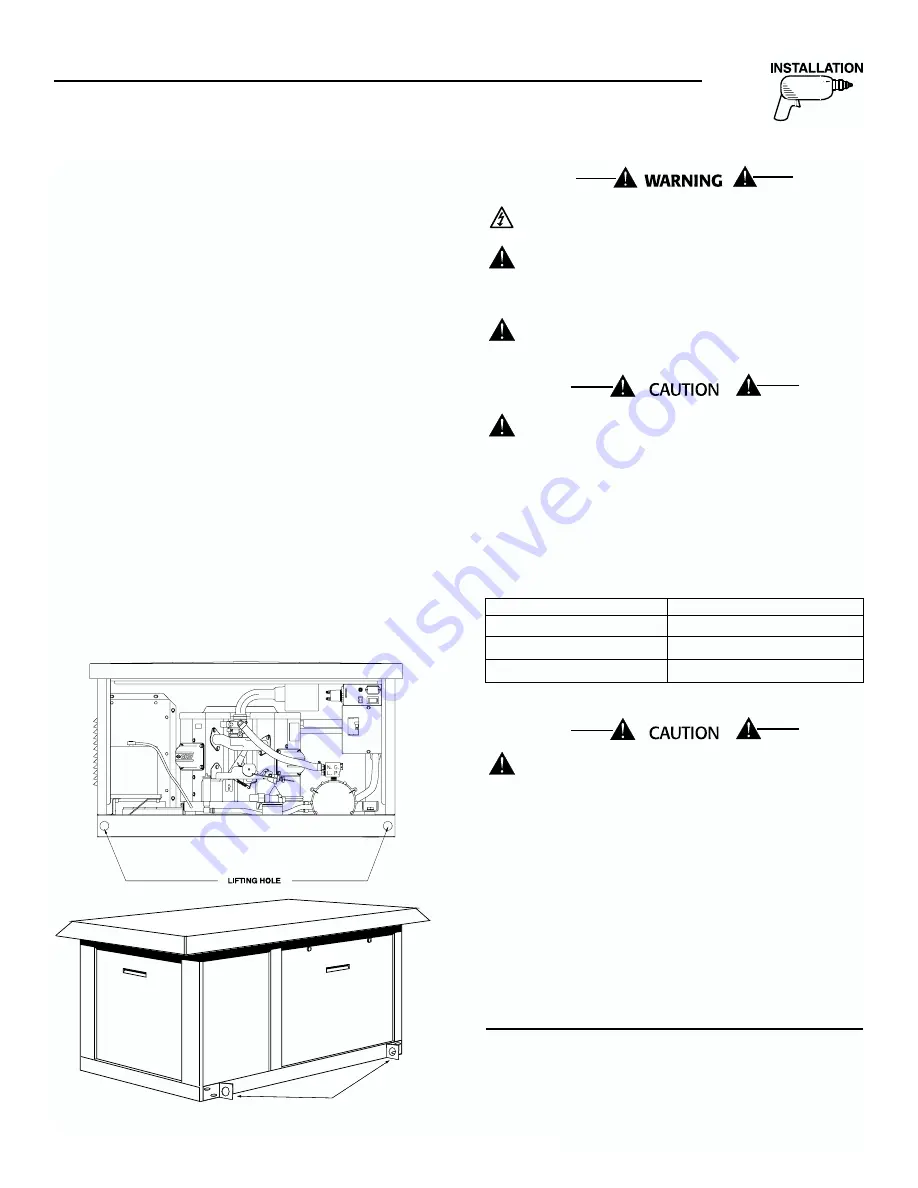 Generac Power Systems 04077-01, 04109-1, 04079-1, 00 Installation And Adjustment Manual Download Page 7