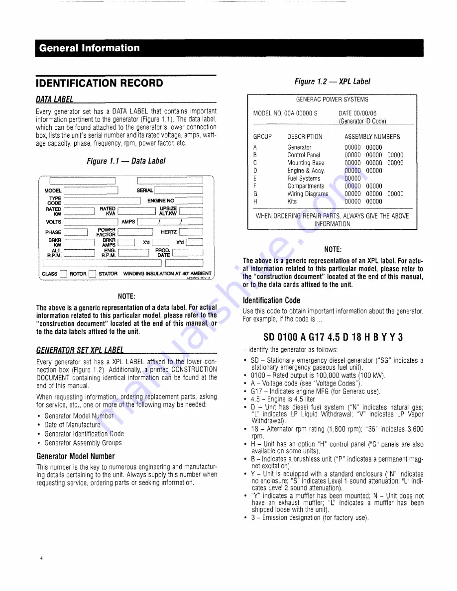 Generac Power Systems 13694330200 Скачать руководство пользователя страница 6