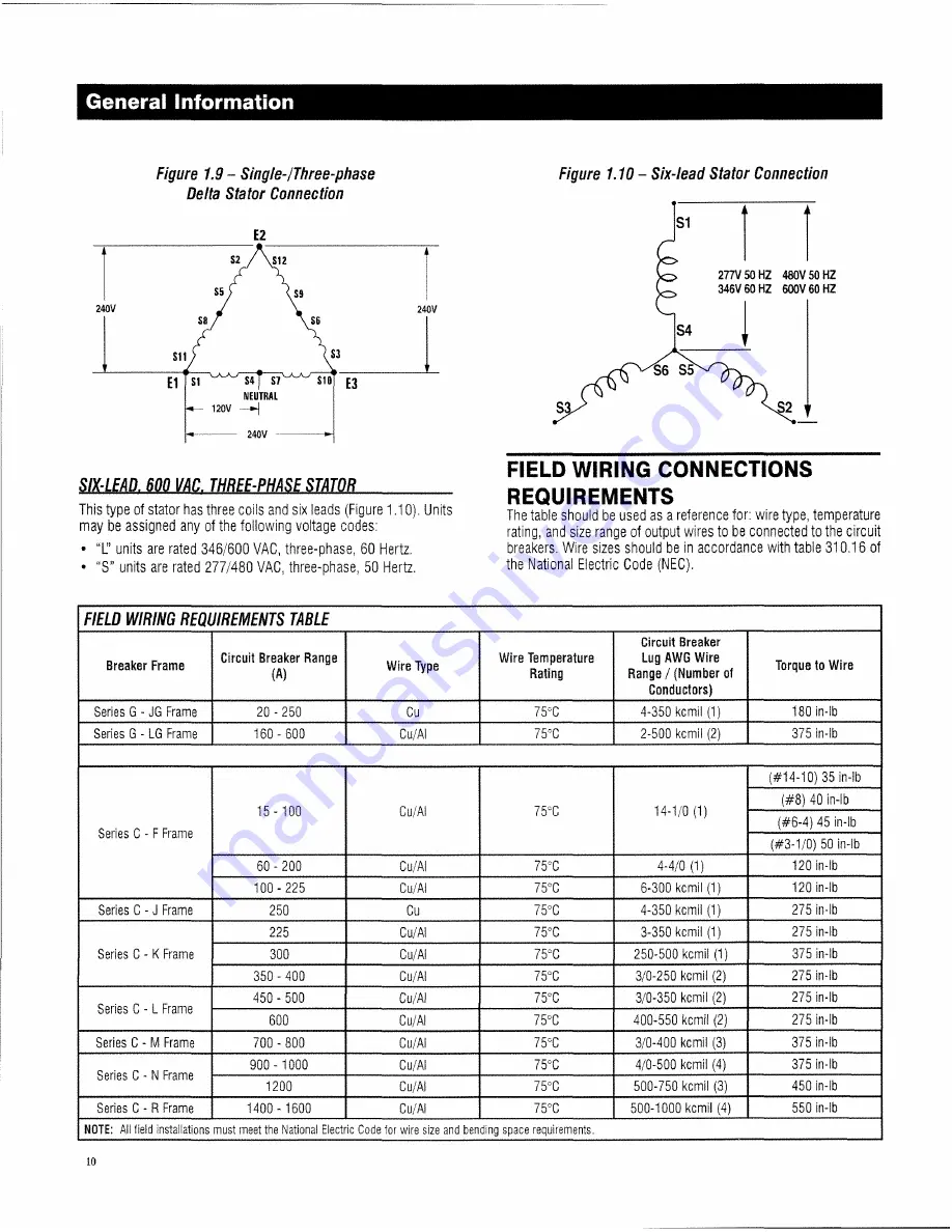 Generac Power Systems 13694330200 Скачать руководство пользователя страница 11