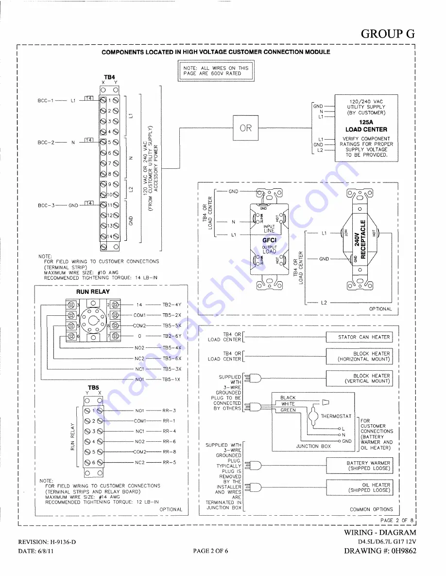 Generac Power Systems 13694330200 Скачать руководство пользователя страница 94