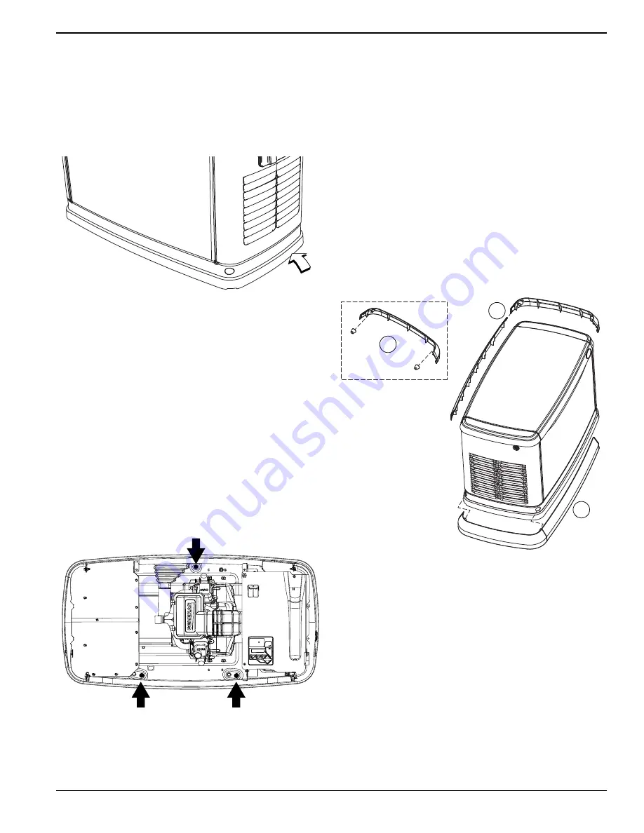 Generac Power Systems 15 kW EcoGen Installation Manuallines Download Page 23