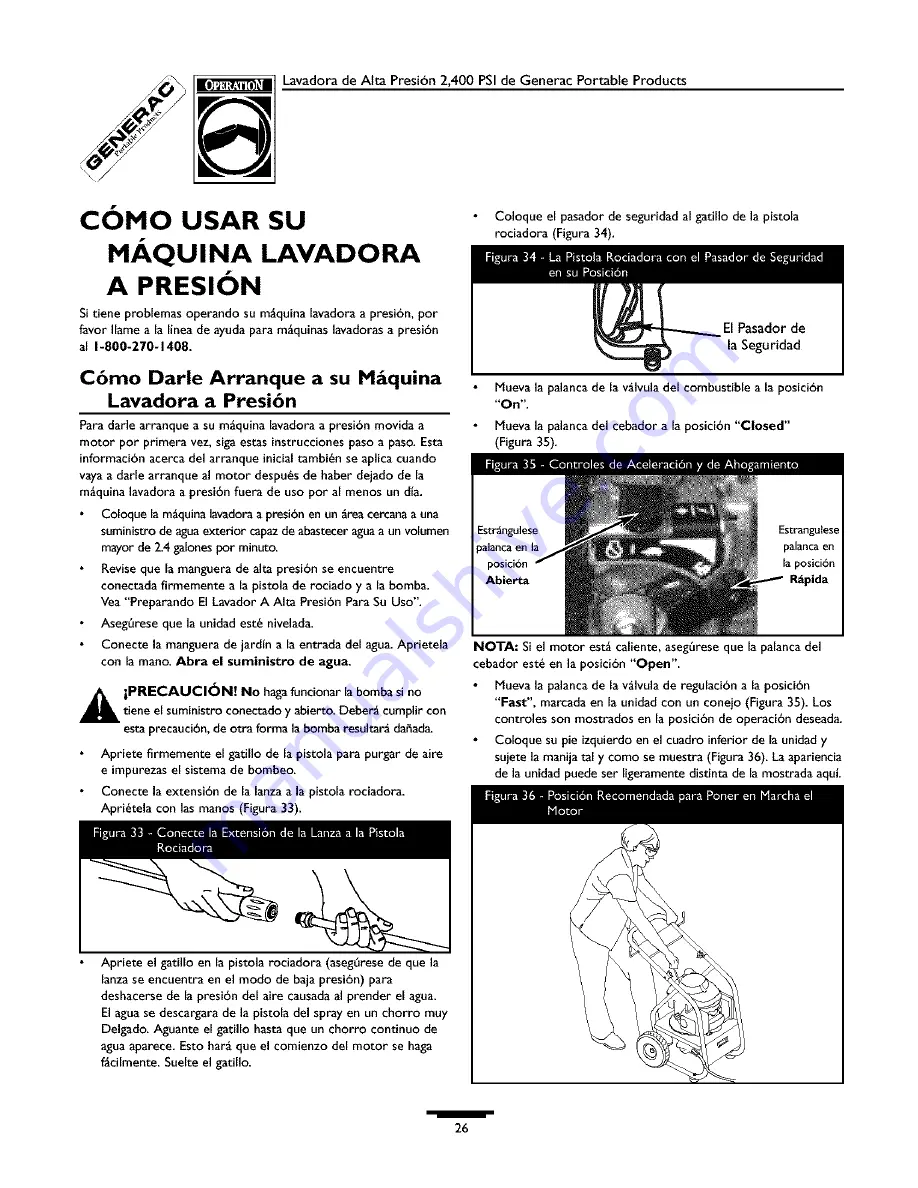 Generac Power Systems 1537-0 Owner'S Manual Download Page 26