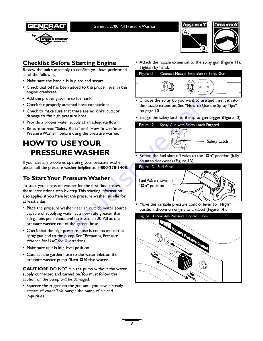 Generac Power Systems 1676-0 Скачать руководство пользователя страница 8