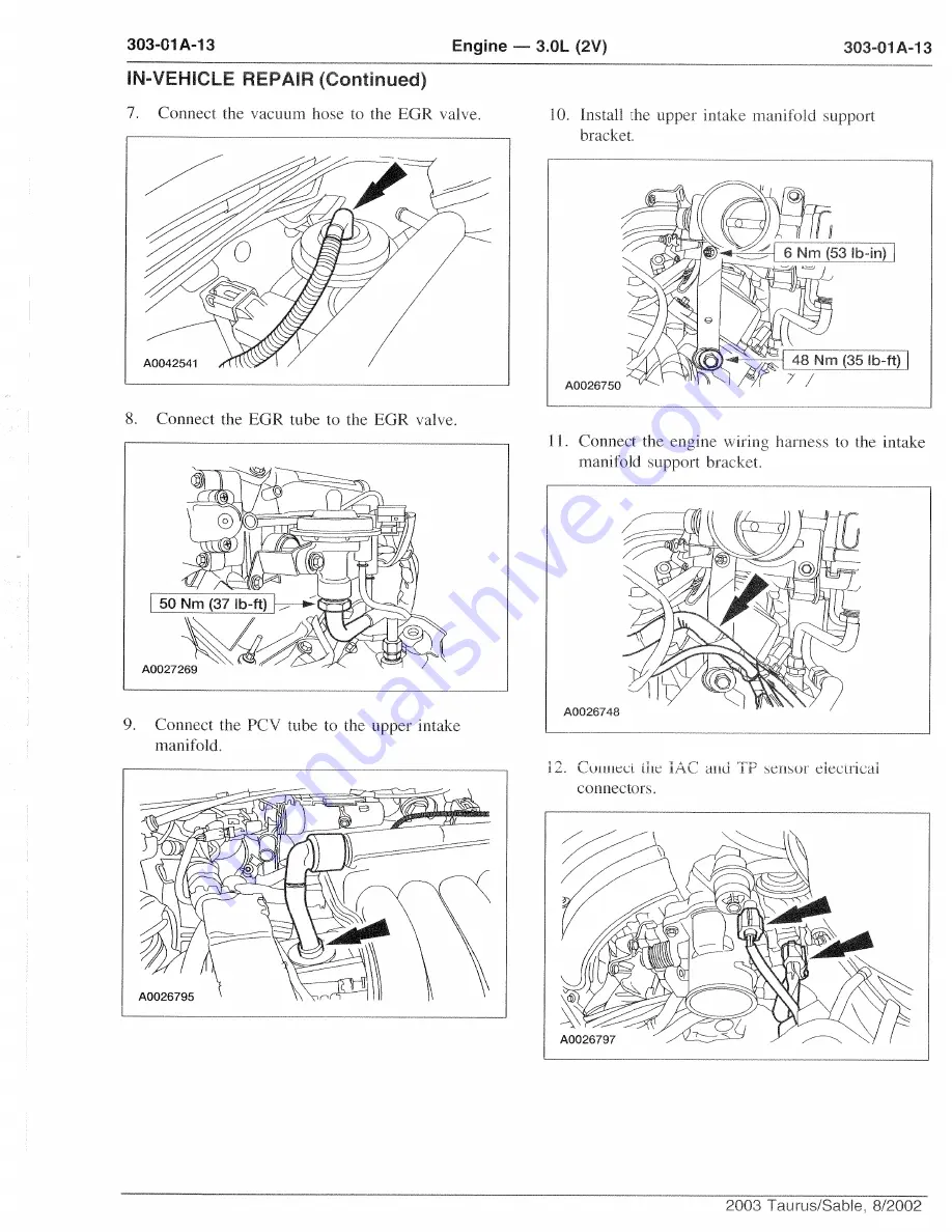 Generac Power Systems 3.0 LITER Service Manual Download Page 62