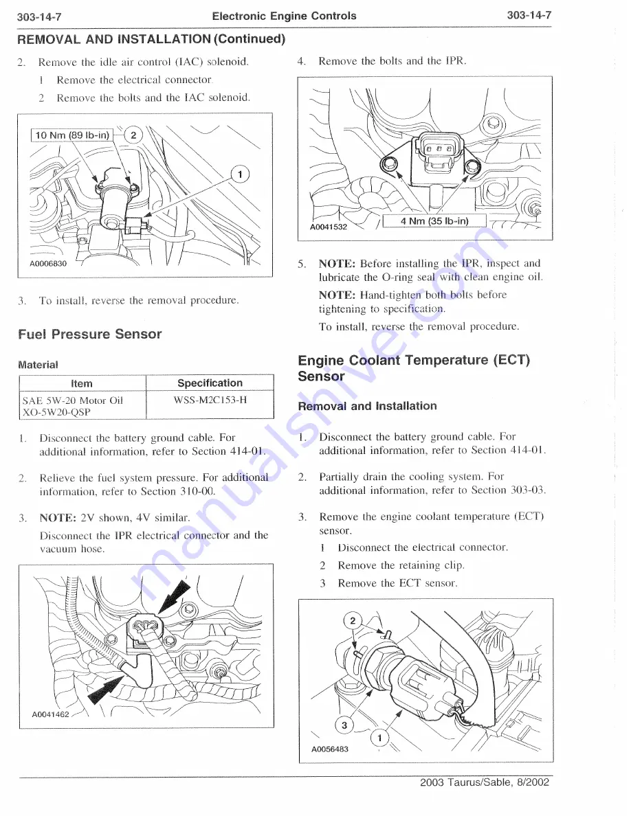 Generac Power Systems 3.0 LITER Service Manual Download Page 213