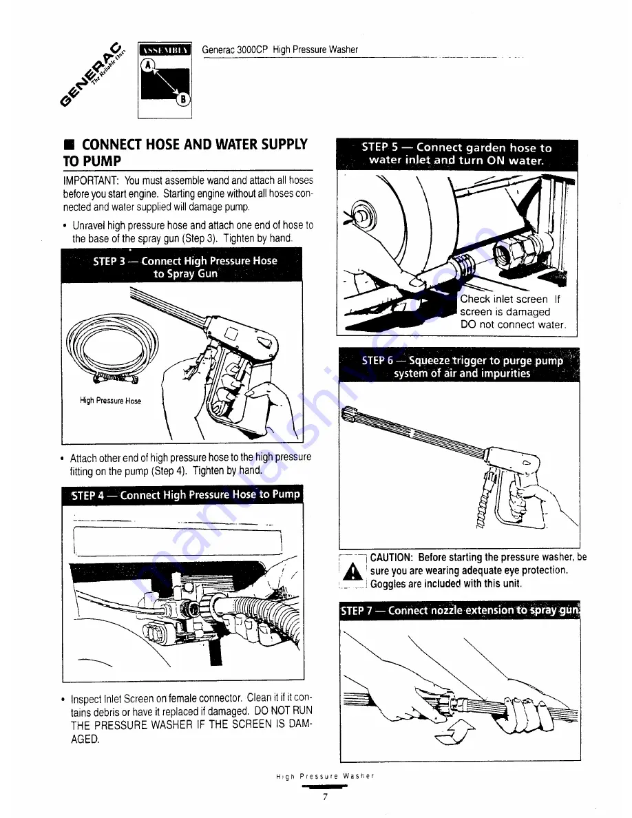 Generac Power Systems 3000CP Owner'S Manual Download Page 7