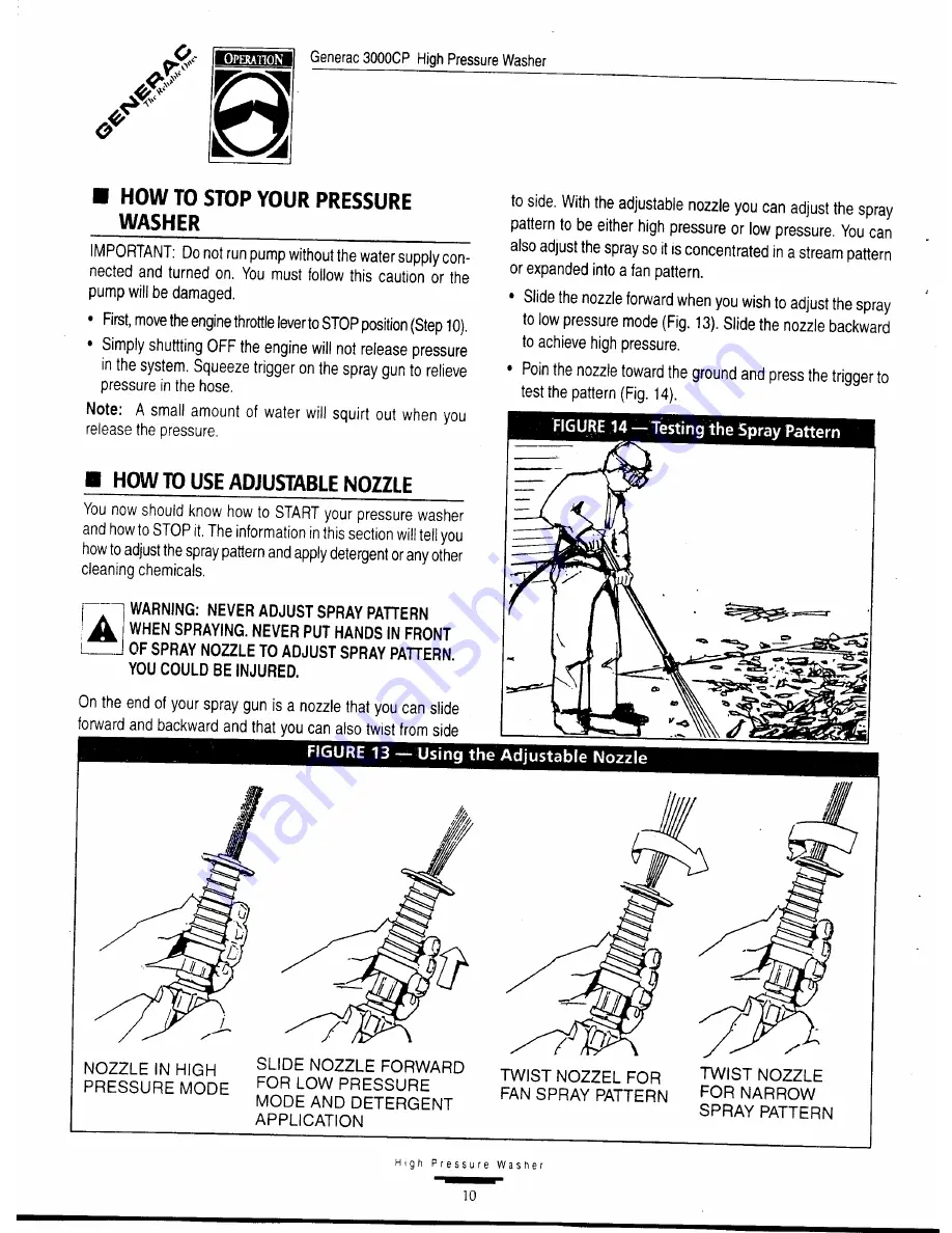 Generac Power Systems 3000CP Owner'S Manual Download Page 10