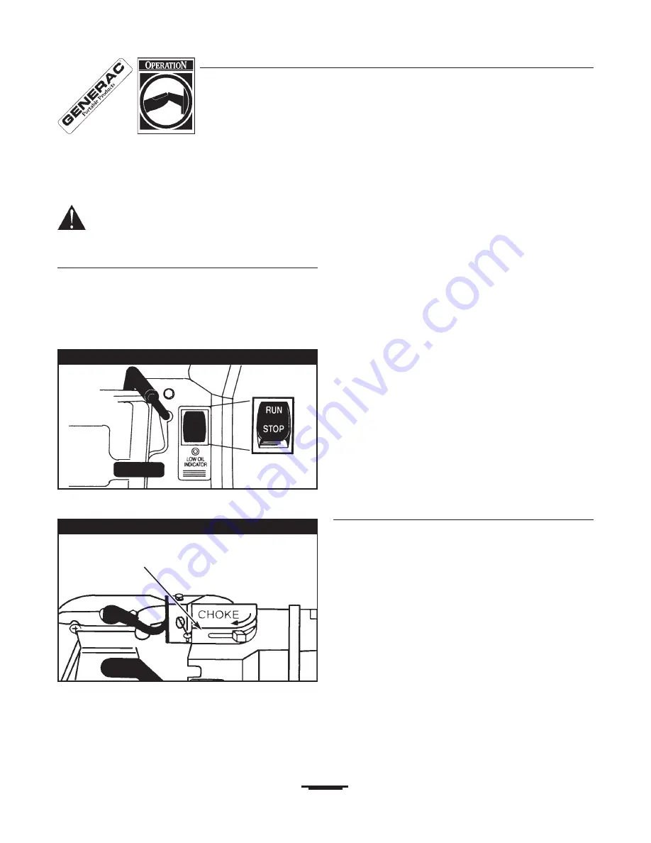 Generac Power Systems 3500XL Owner'S Manual Download Page 6