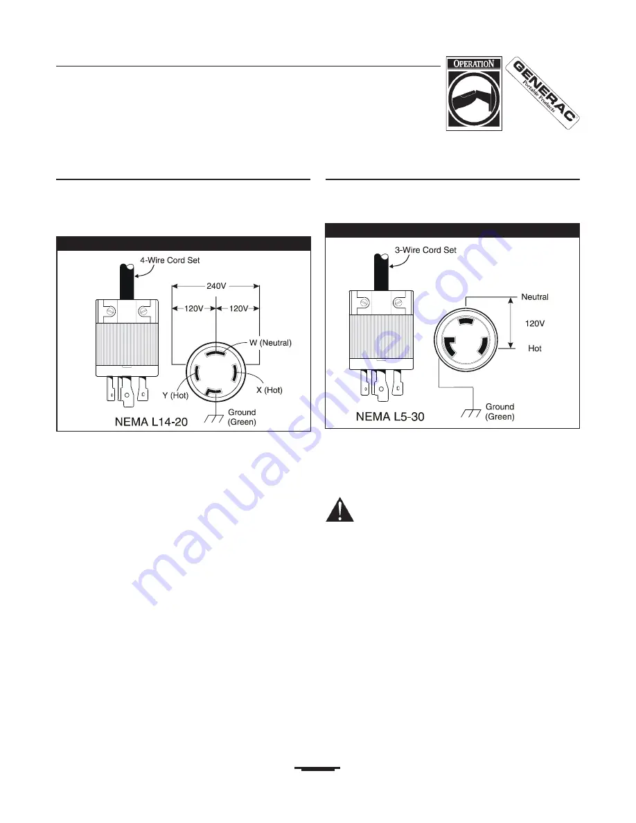 Generac Power Systems 3500XL Owner'S Manual Download Page 9