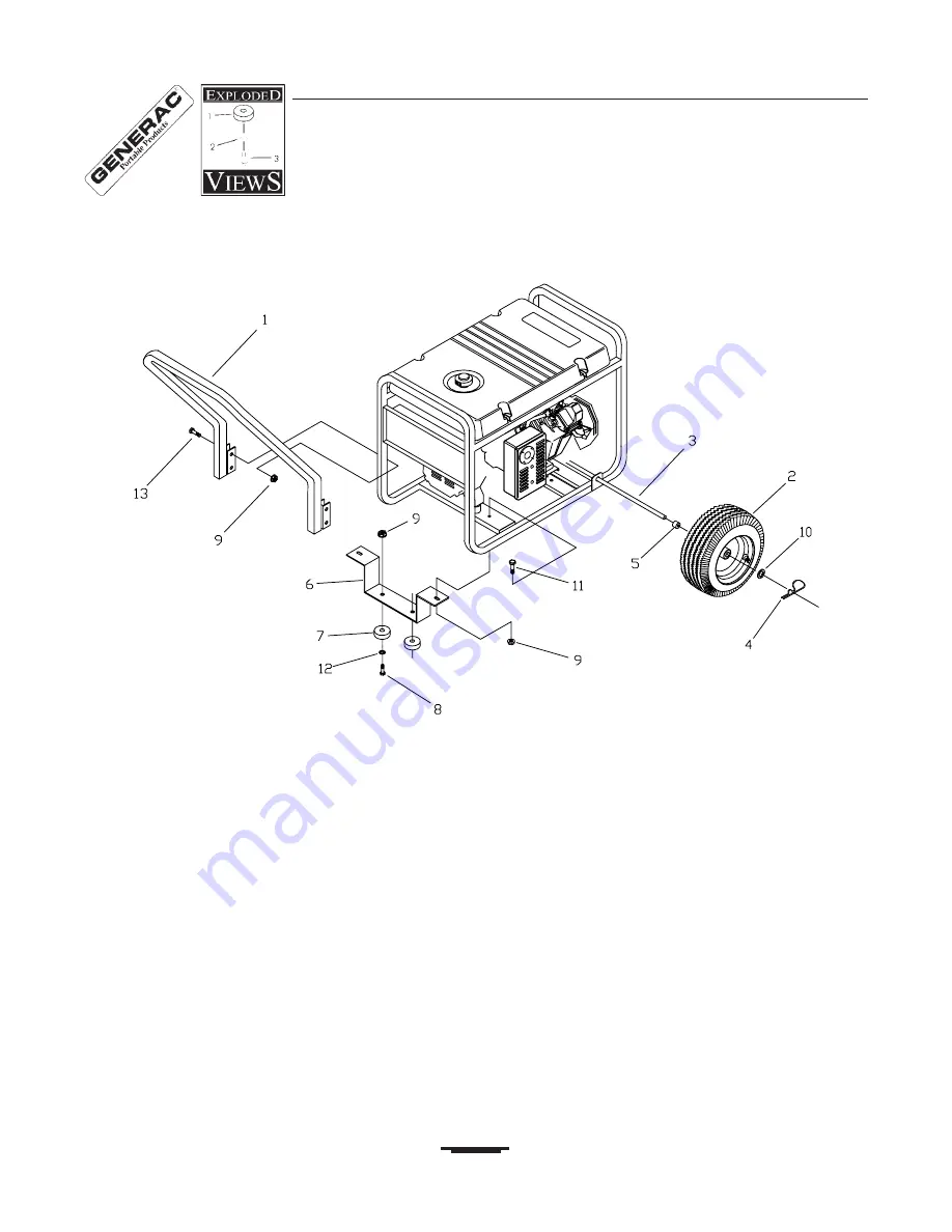 Generac Power Systems 7500EXL Rated watt Extended Life Generator Скачать руководство пользователя страница 20