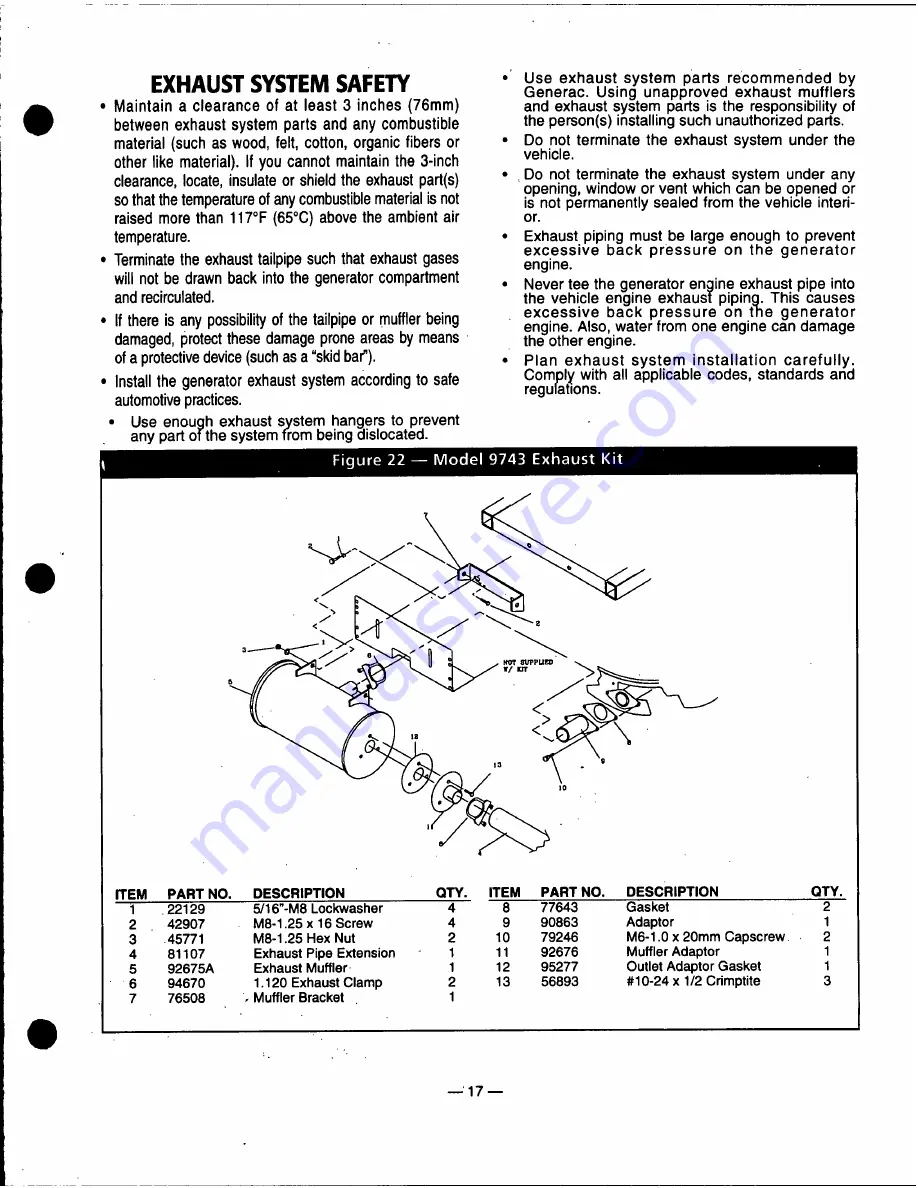 Generac Power Systems 91355 Скачать руководство пользователя страница 19