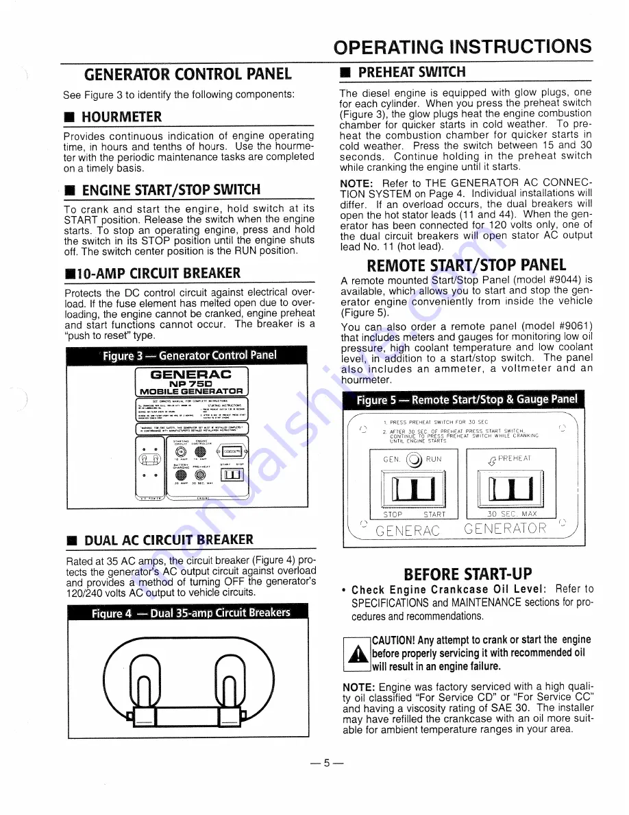 Generac Power Systems 9344-2 Owner'S Manual Download Page 7