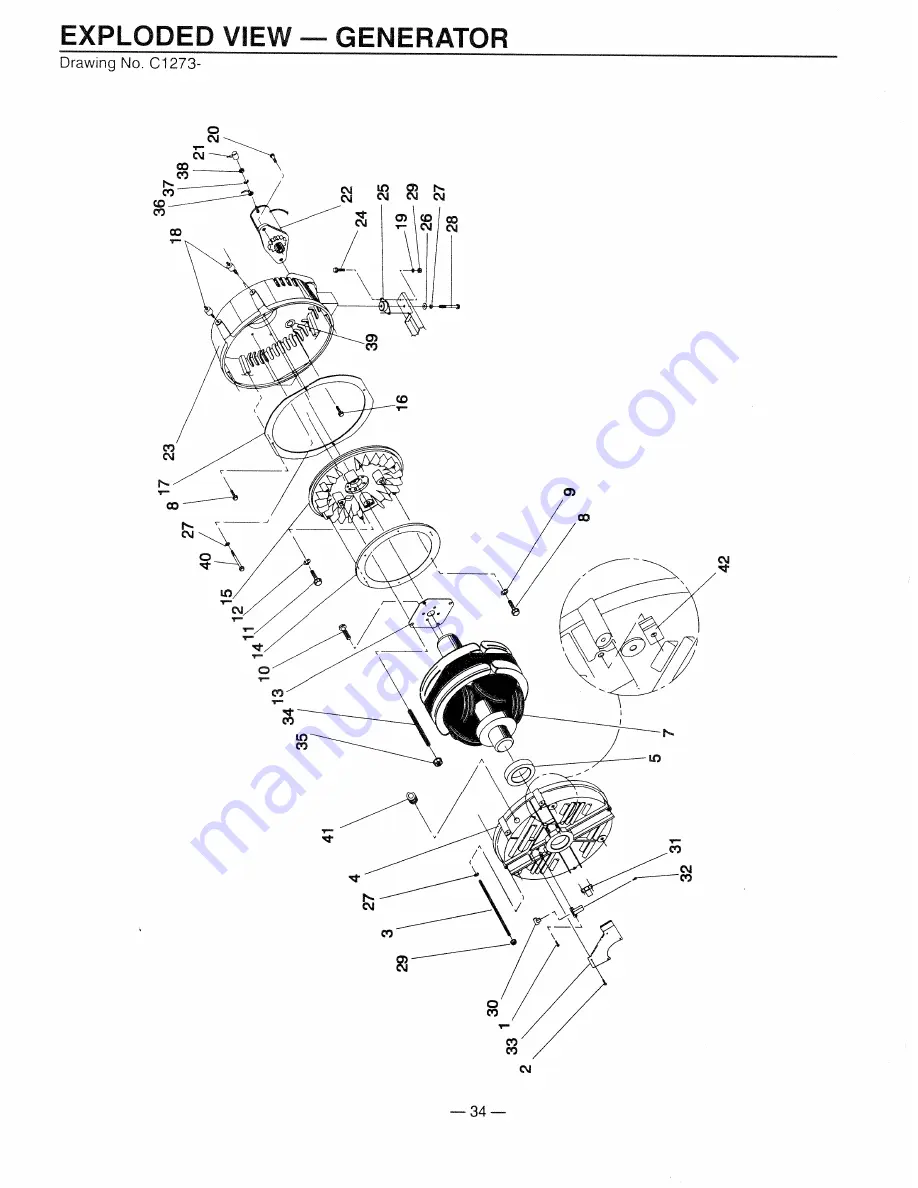 Generac Power Systems 9344-2 Скачать руководство пользователя страница 36