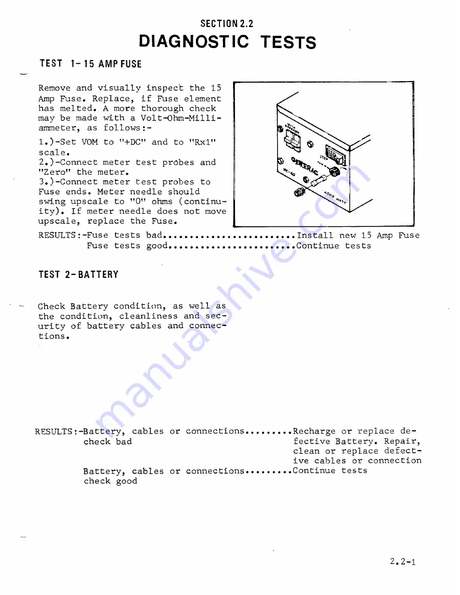 Generac Power Systems ALTERNATOR MC Repair Manual Download Page 23