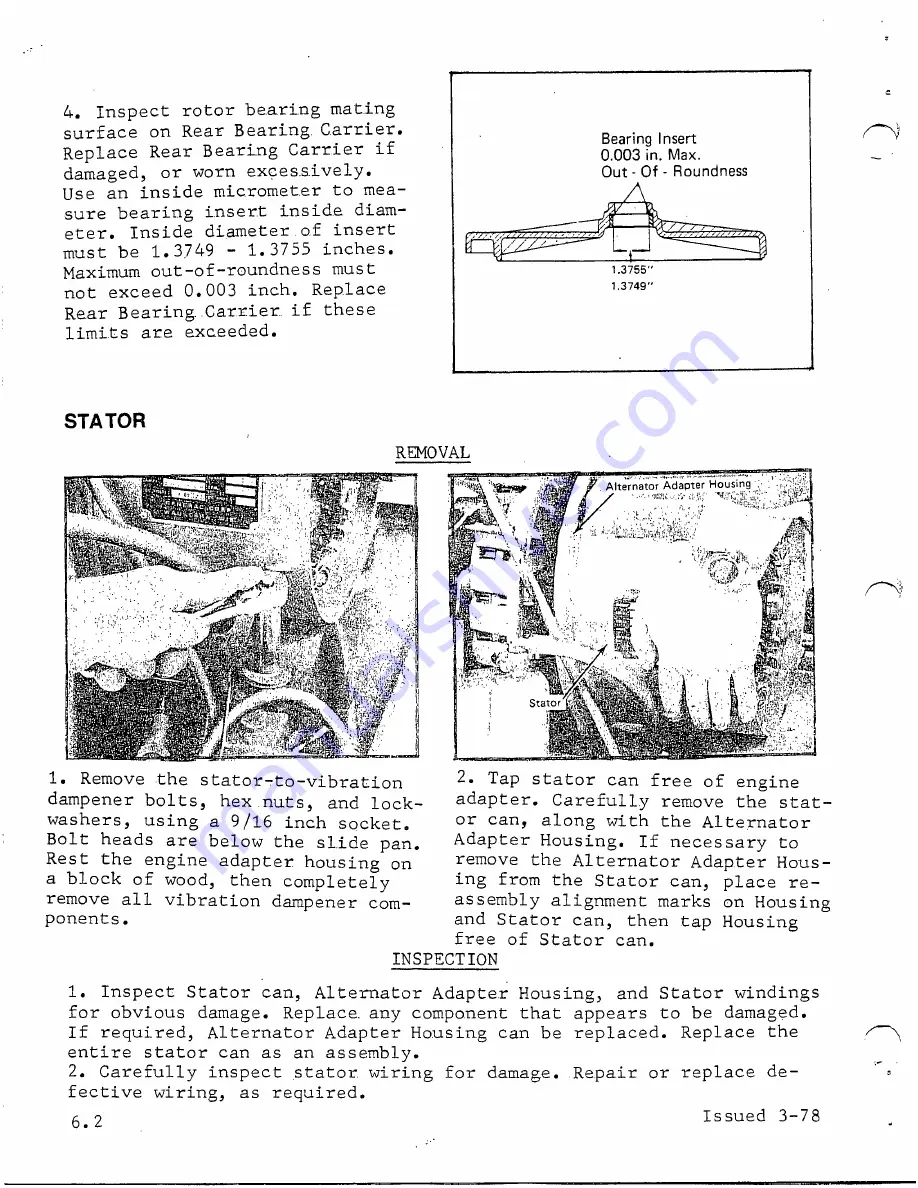 Generac Power Systems Alternator TXP Repair Manual Download Page 55