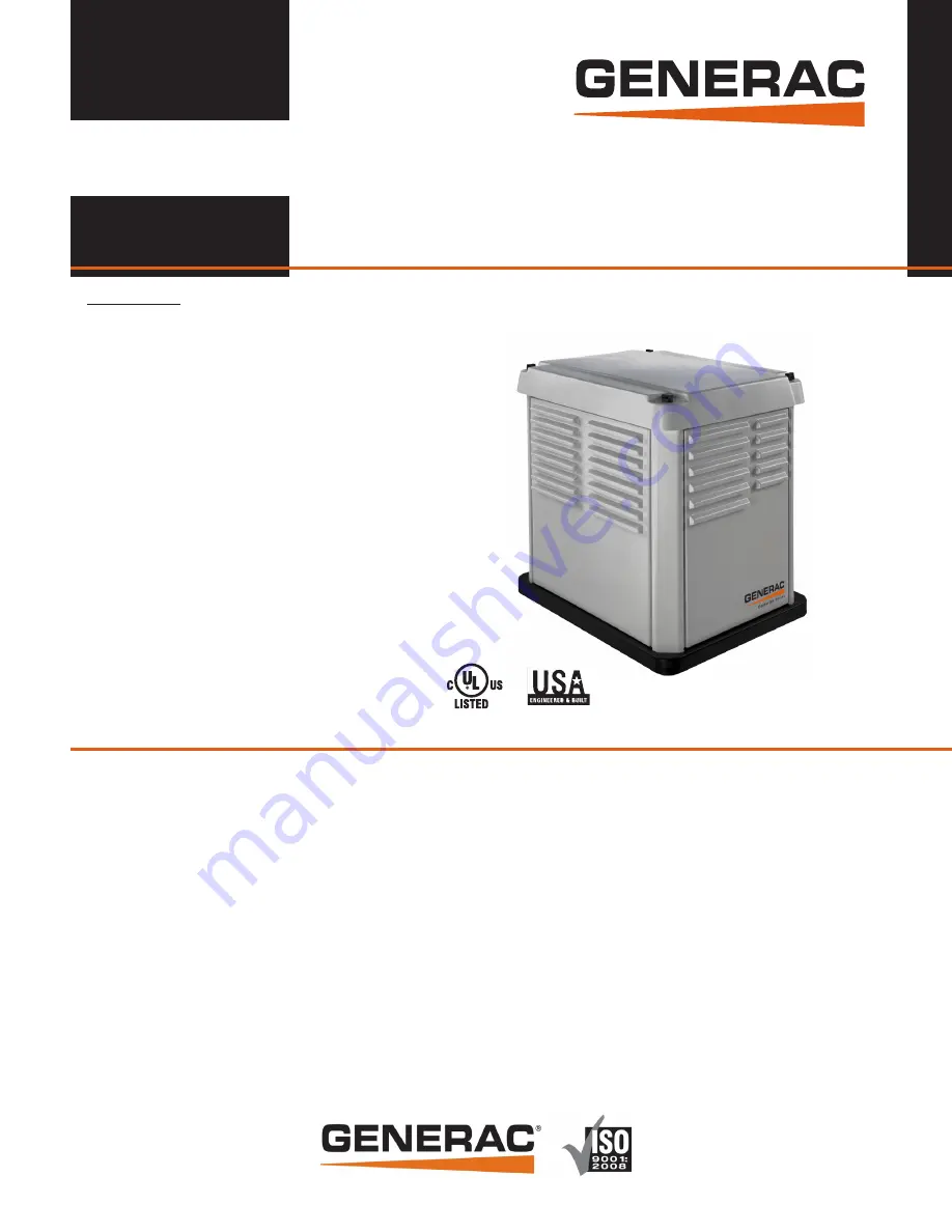 Generac Power Systems CENTURION SERIES Скачать руководство пользователя страница 1