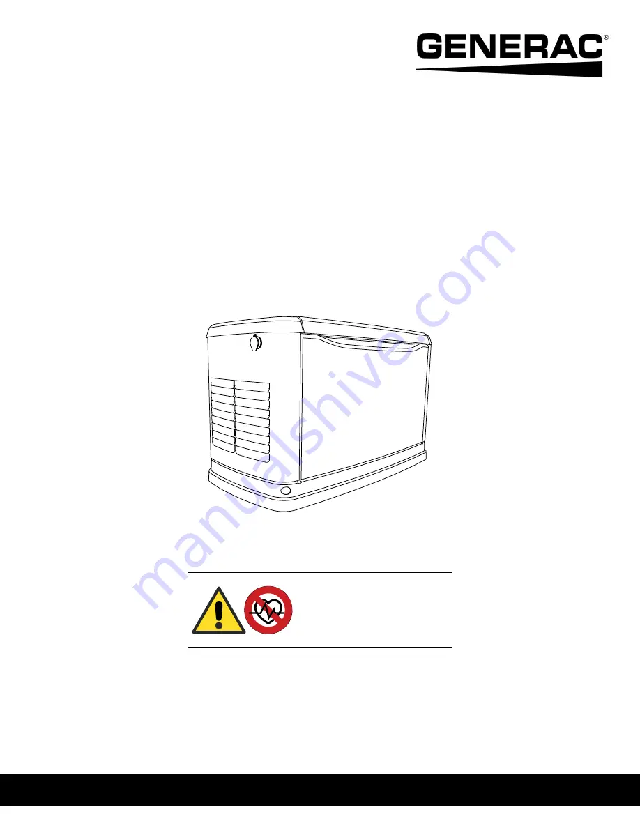 Generac Power Systems G007144 Скачать руководство пользователя страница 1