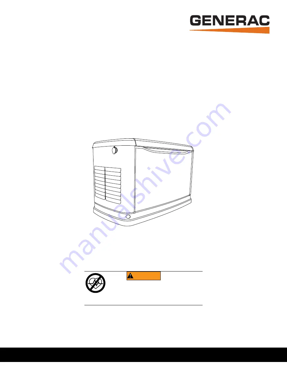 Generac Power Systems G0072190 Скачать руководство пользователя страница 1