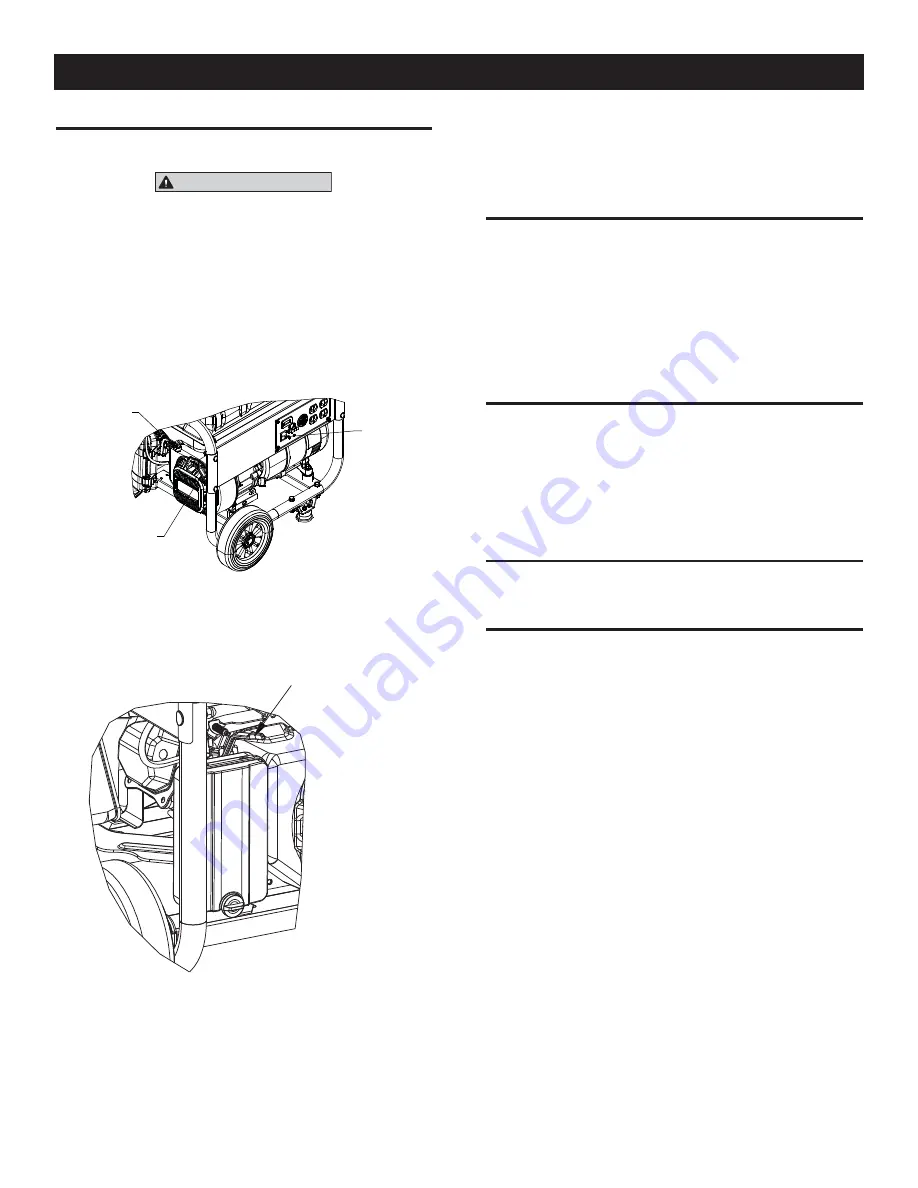 Generac Power Systems GP3300 Owner'S Manual Download Page 50