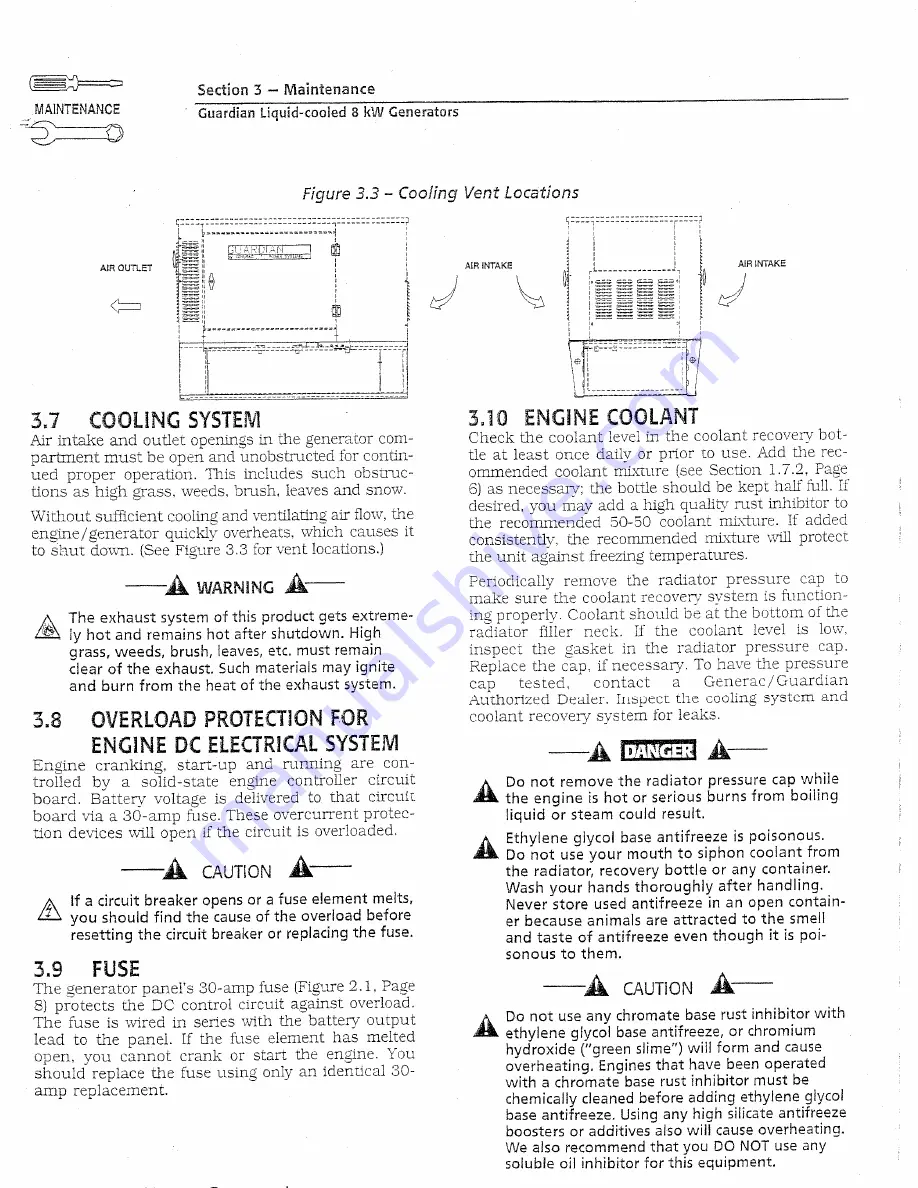 Generac Power Systems GUARDIAN 04136-0 Скачать руководство пользователя страница 16