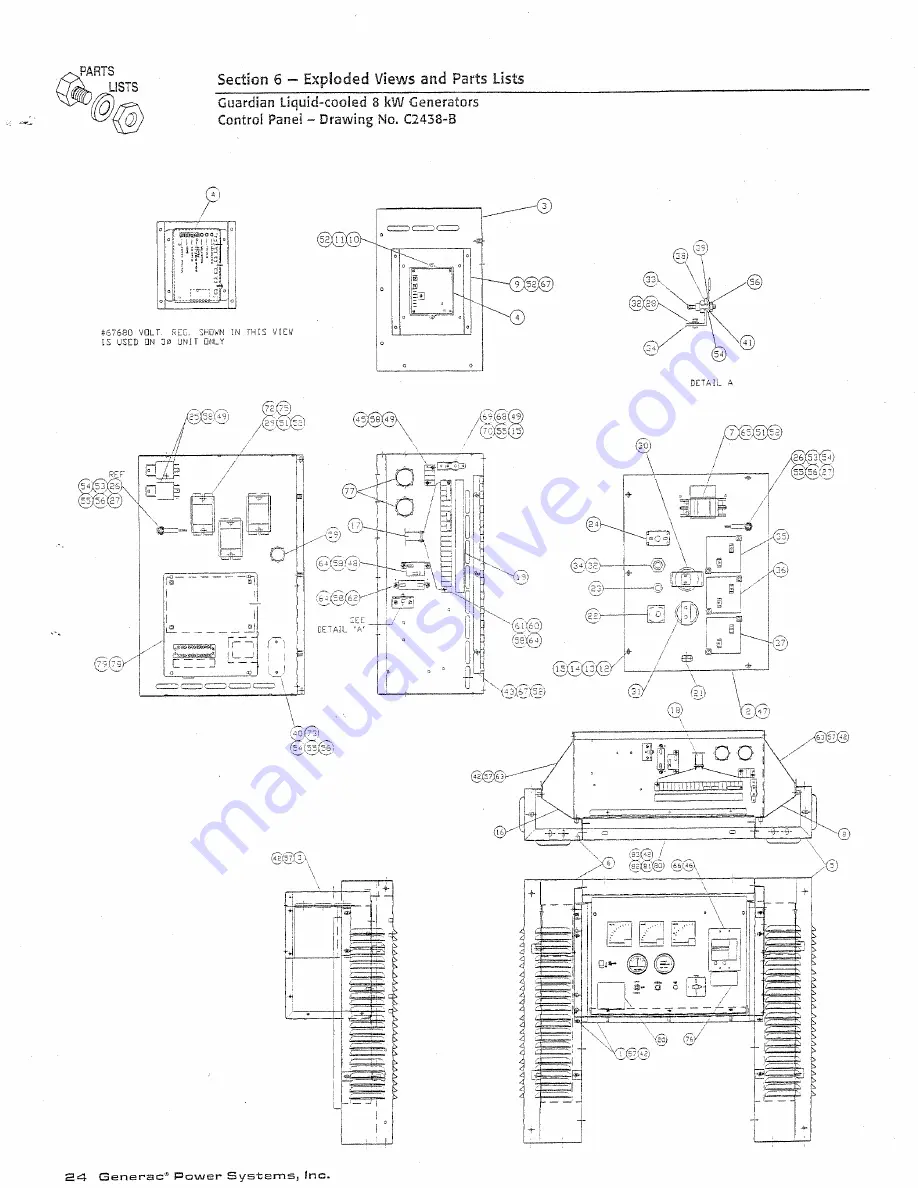 Generac Power Systems GUARDIAN 04136-0 Owner'S Manual Download Page 26