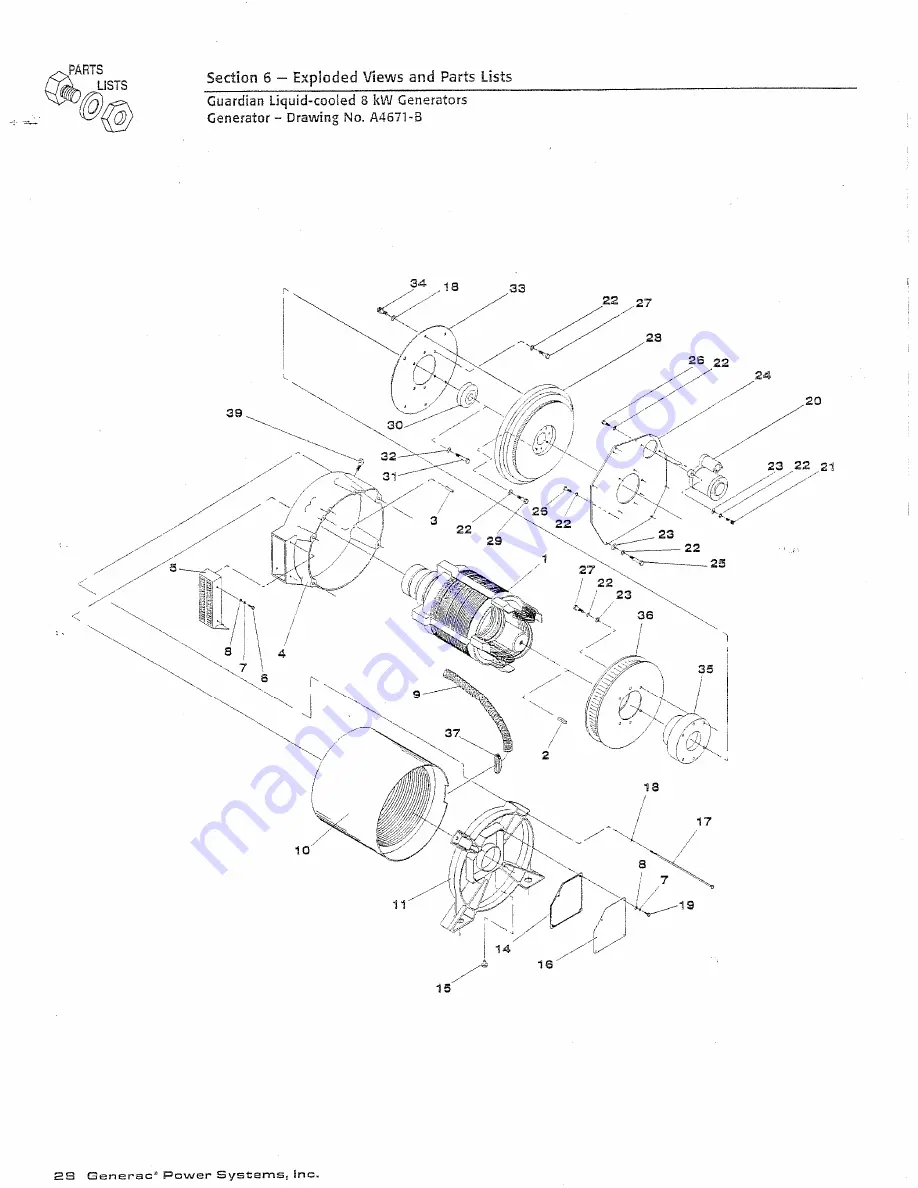 Generac Power Systems GUARDIAN 04136-0 Скачать руководство пользователя страница 30