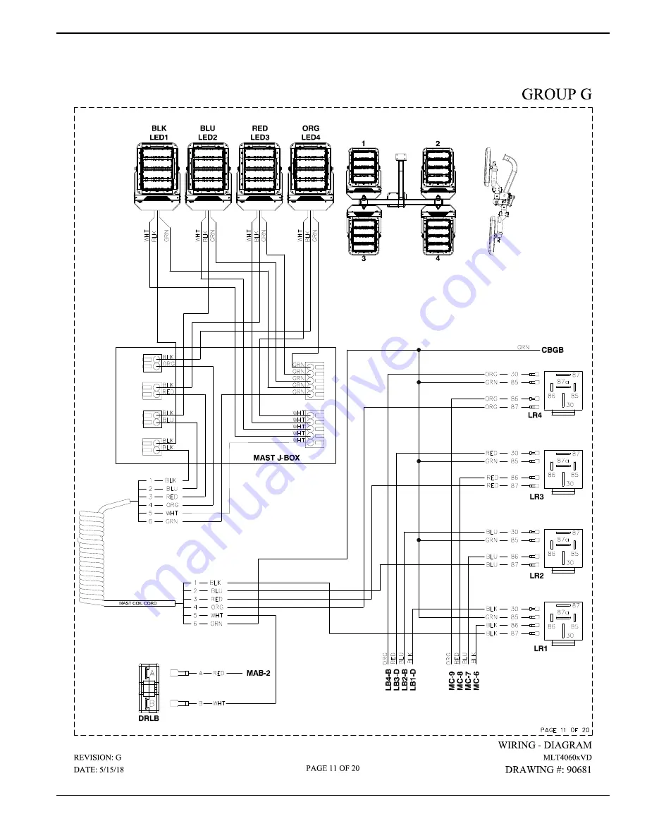 Generac Power Systems MAGNUM MLT4060MVD Скачать руководство пользователя страница 61