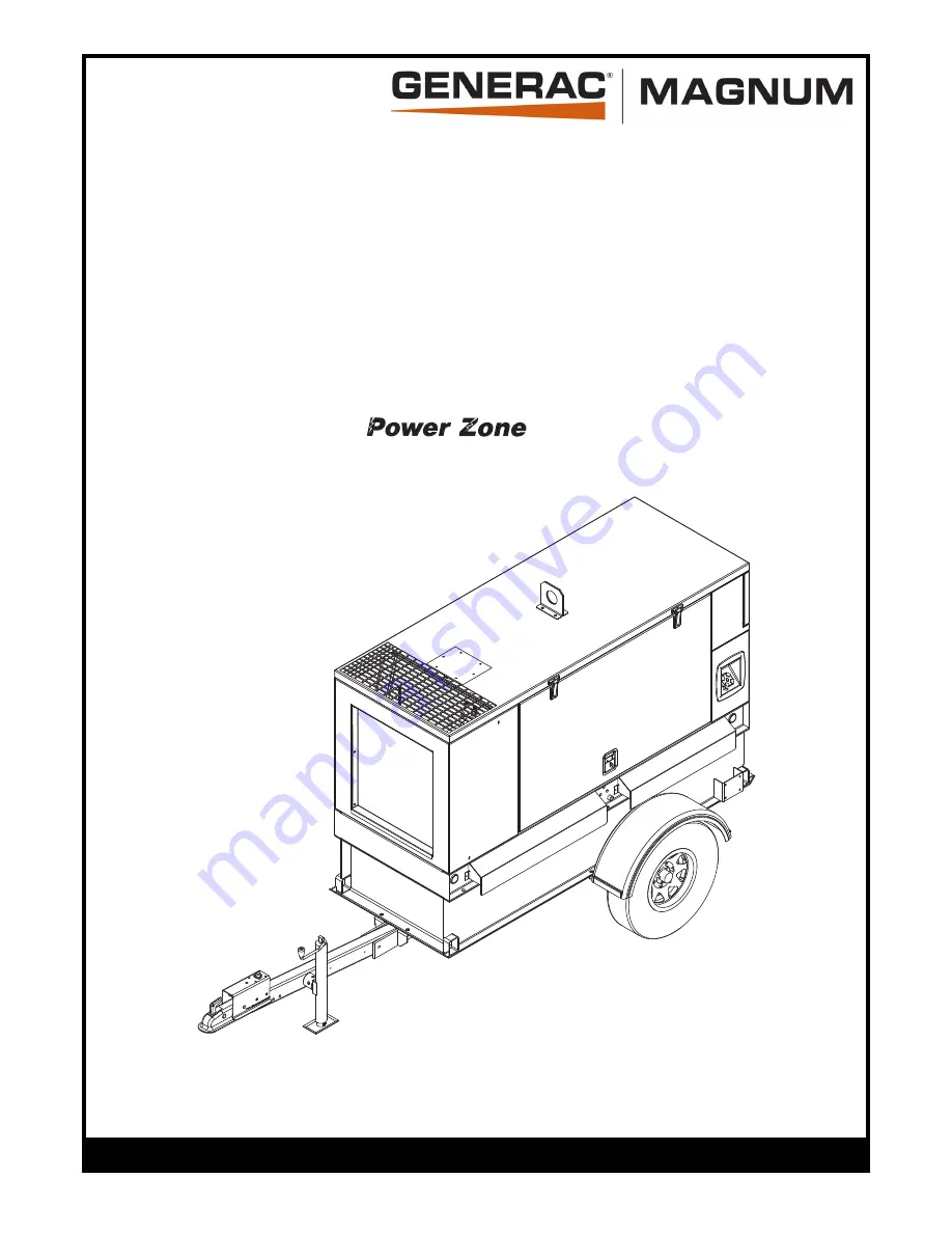 Generac Power Systems MAGNUM MMG25IF4 Operating Manual Download Page 1