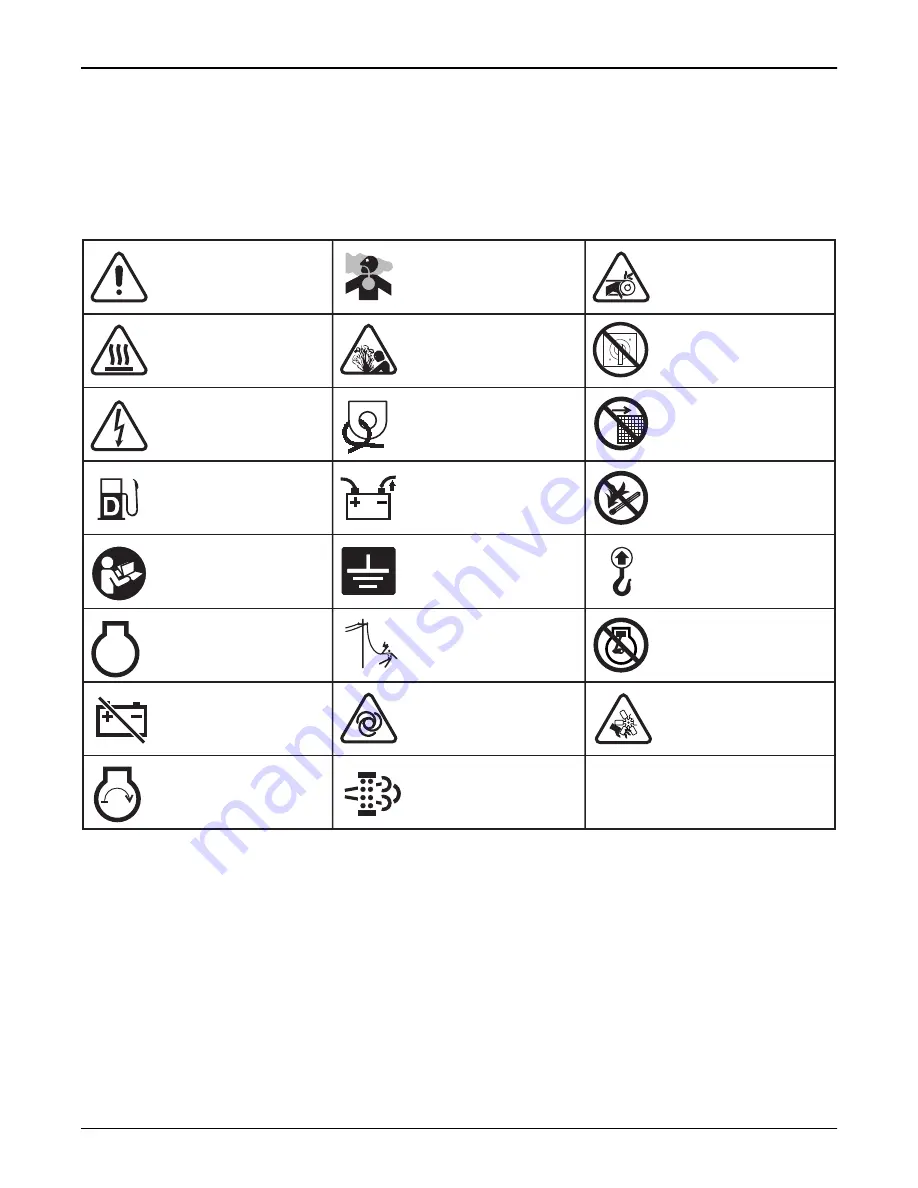 Generac Power Systems MAGNUM MMG25IF4 Operating Manual Download Page 10