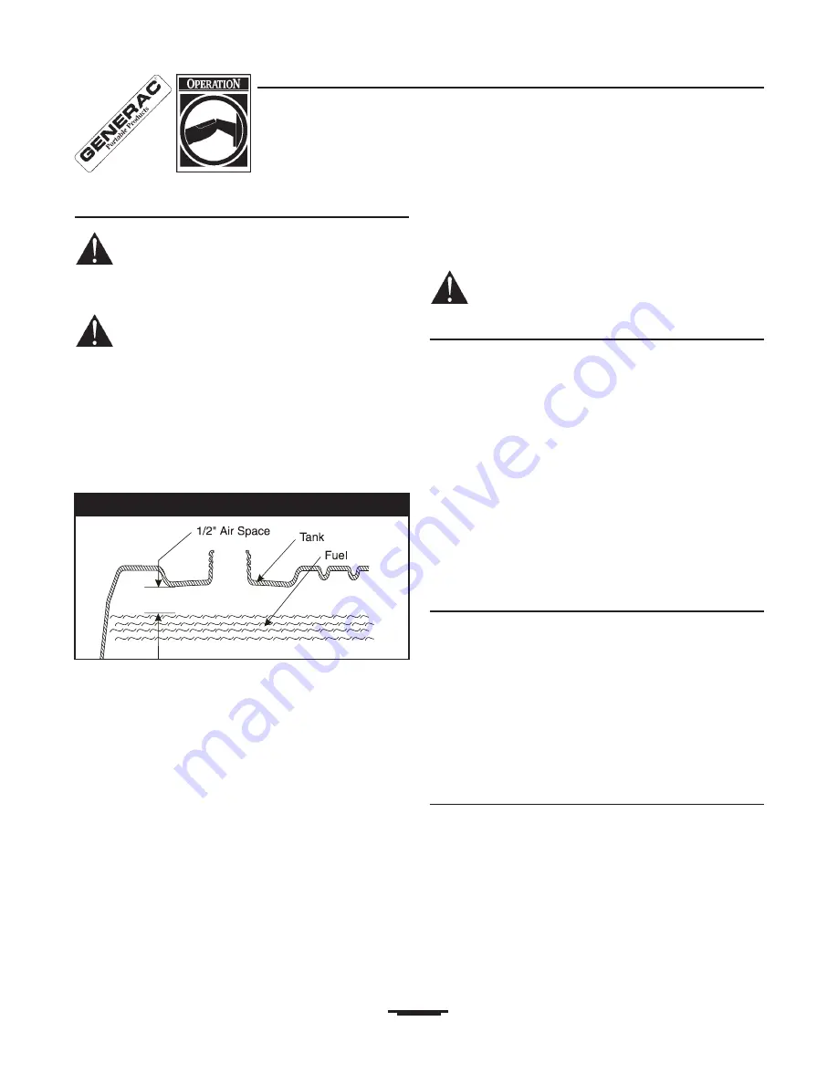 Generac Power Systems MC10000 Owner'S Manual Download Page 6