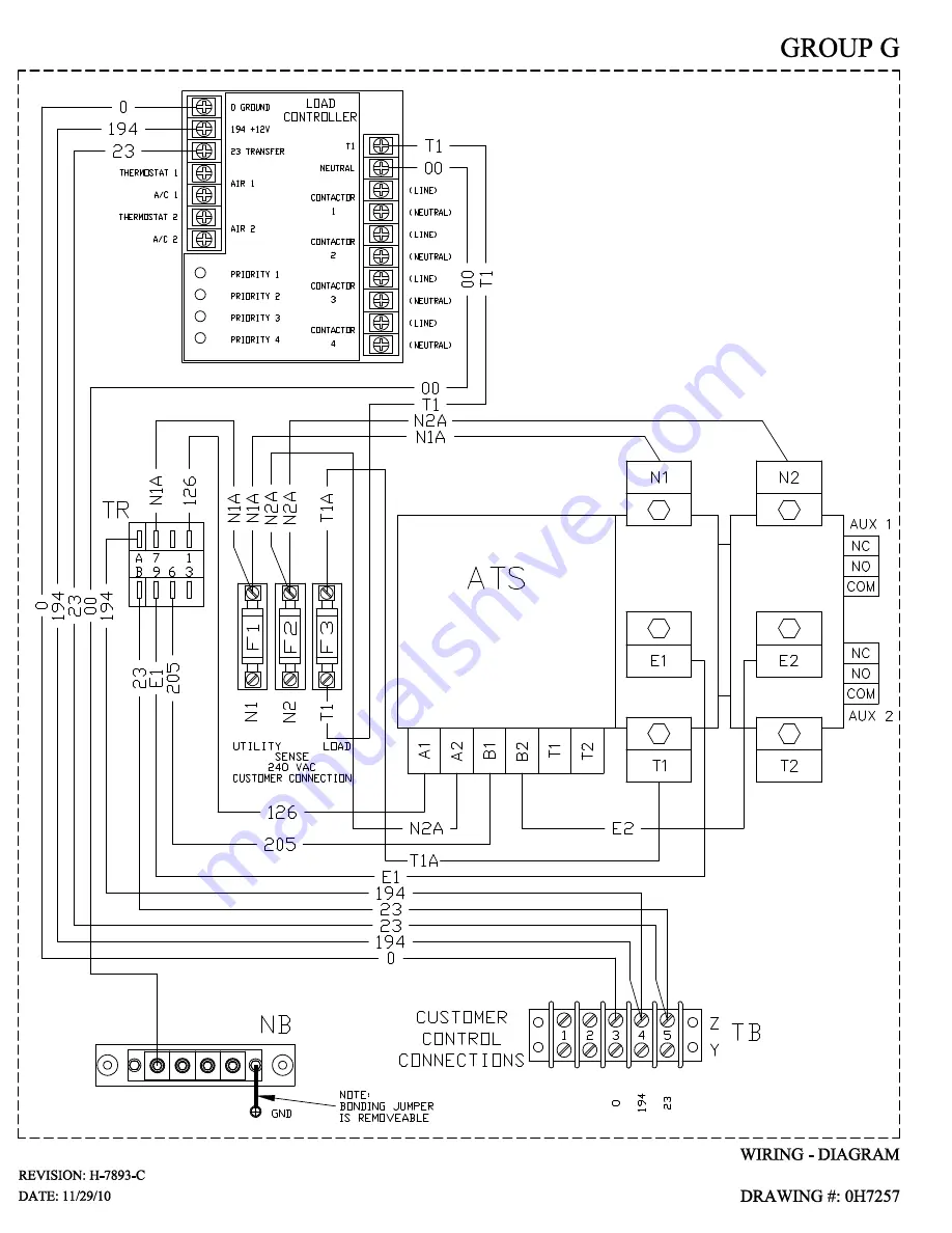 Generac Power Systems Nexus smart Technical Manual Download Page 27